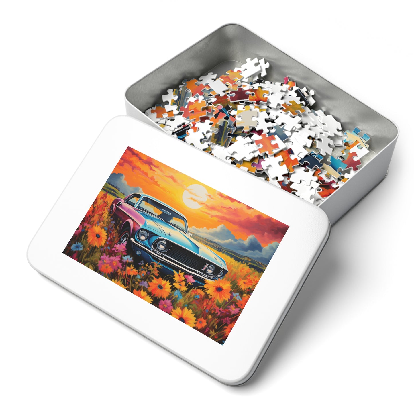 Puzzle, Car, Personalised/Non-Personalised (30, 110, 252, 500,1000-Piece) awd-627