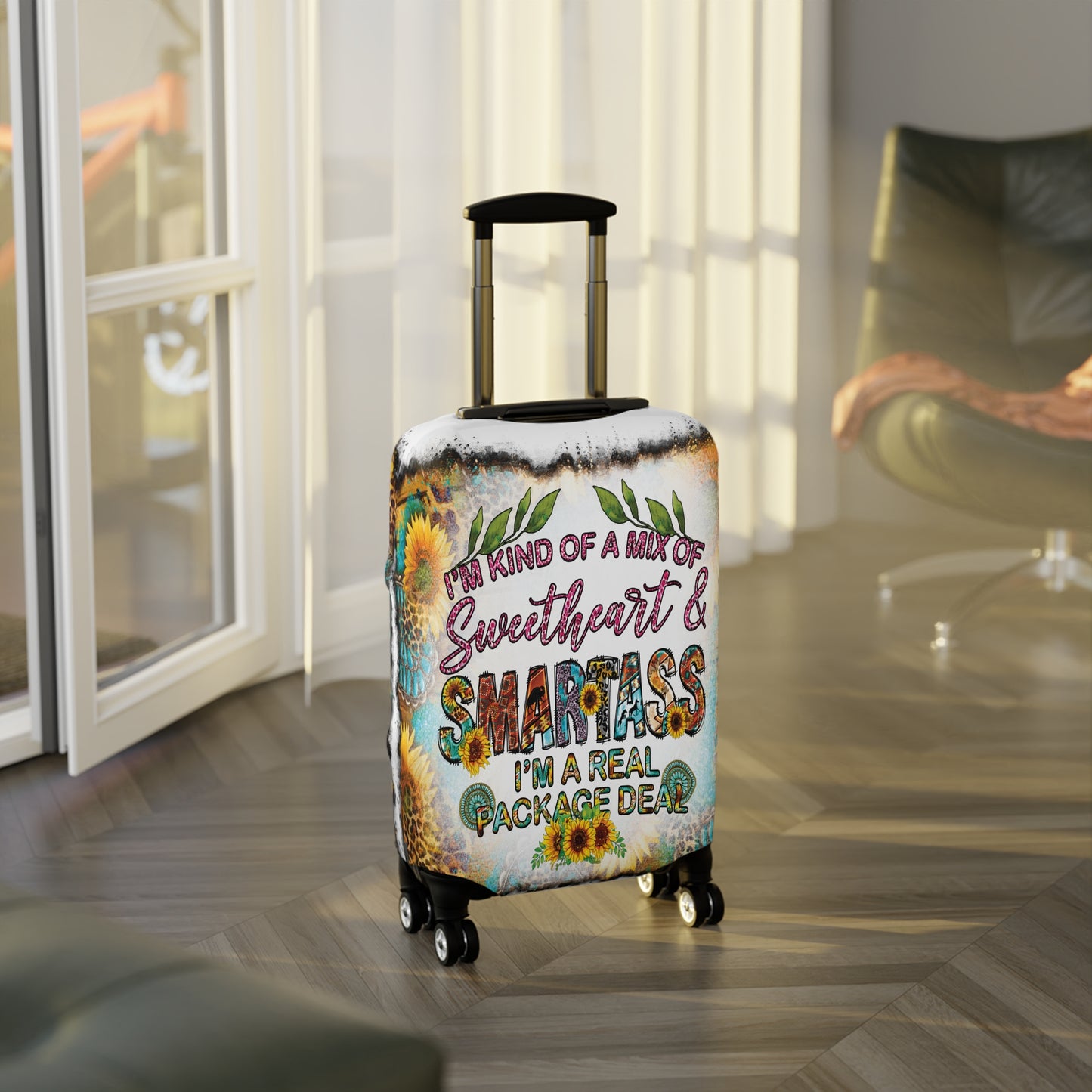 Luggage Cover, Country and Western,  Mix of Sweetheart, awd-1031