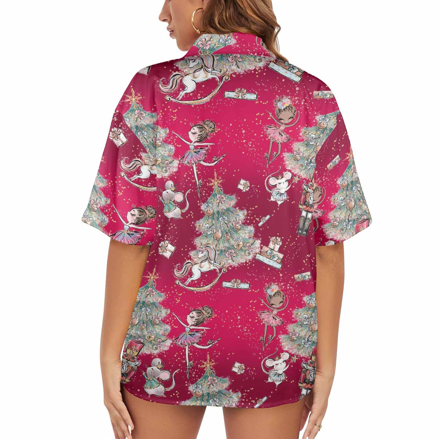 Red Christmas Women's Hawaiian Shirt