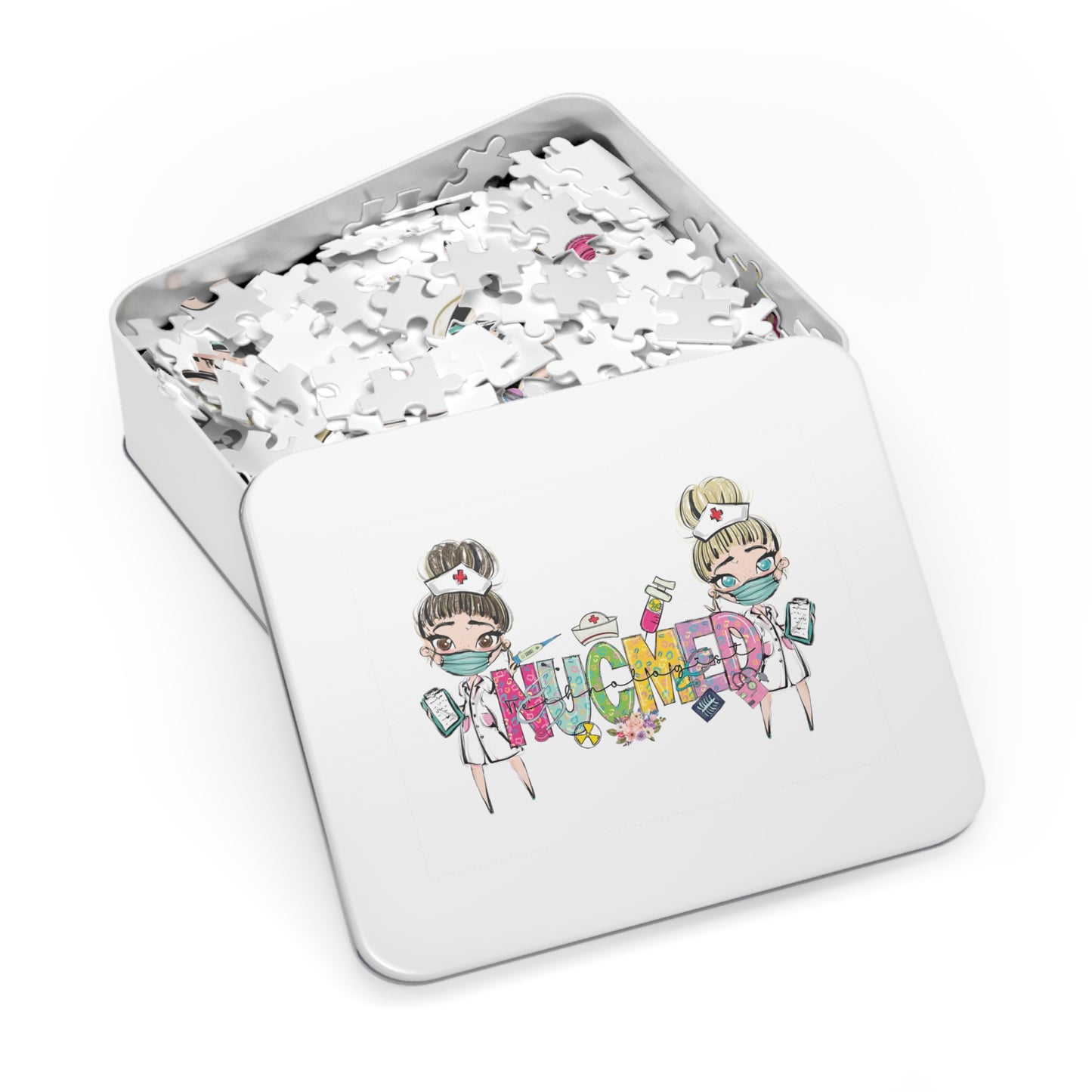 Jigsaw Puzzle, Christmas, NUCMED Nurse, Personalised/Non-Personalised (30, 110, 252, 500,1000-Piece)