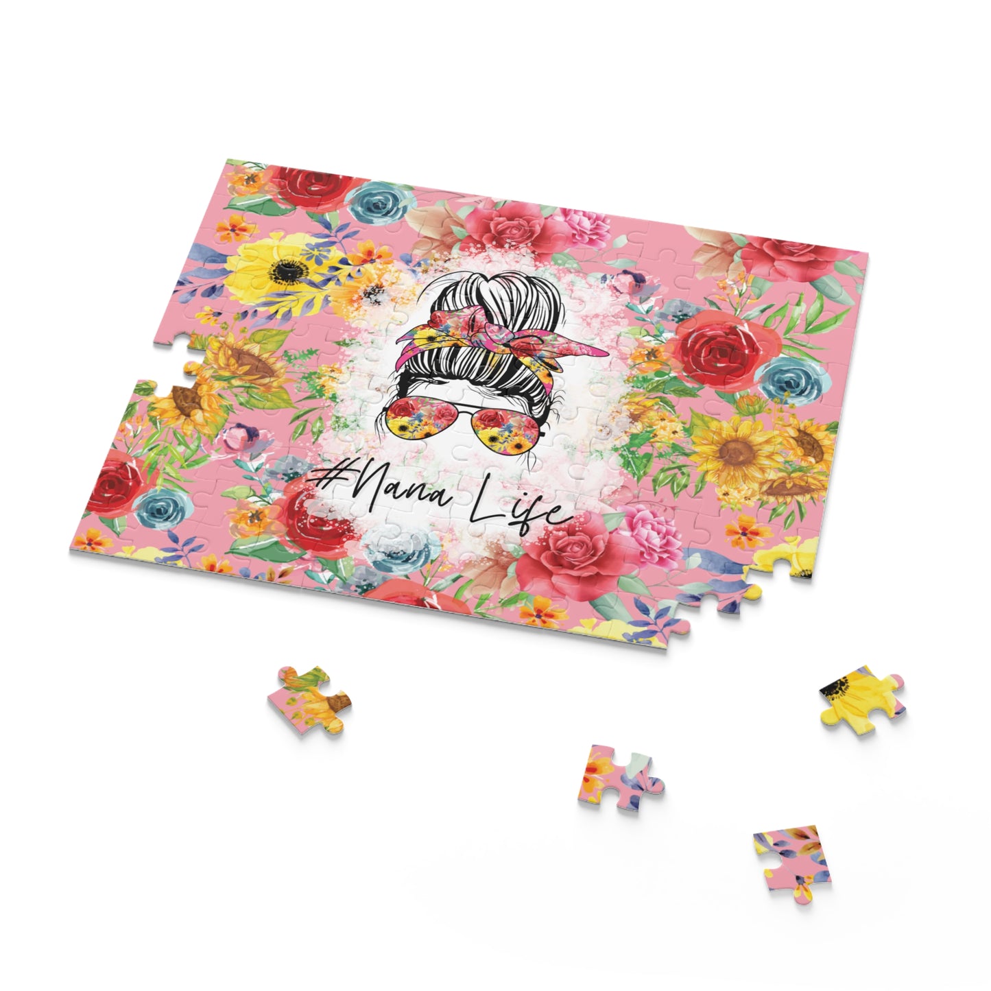 Personalised/Non-Personalised Puzzle, Nana Life (120, 252, 500-Piece)