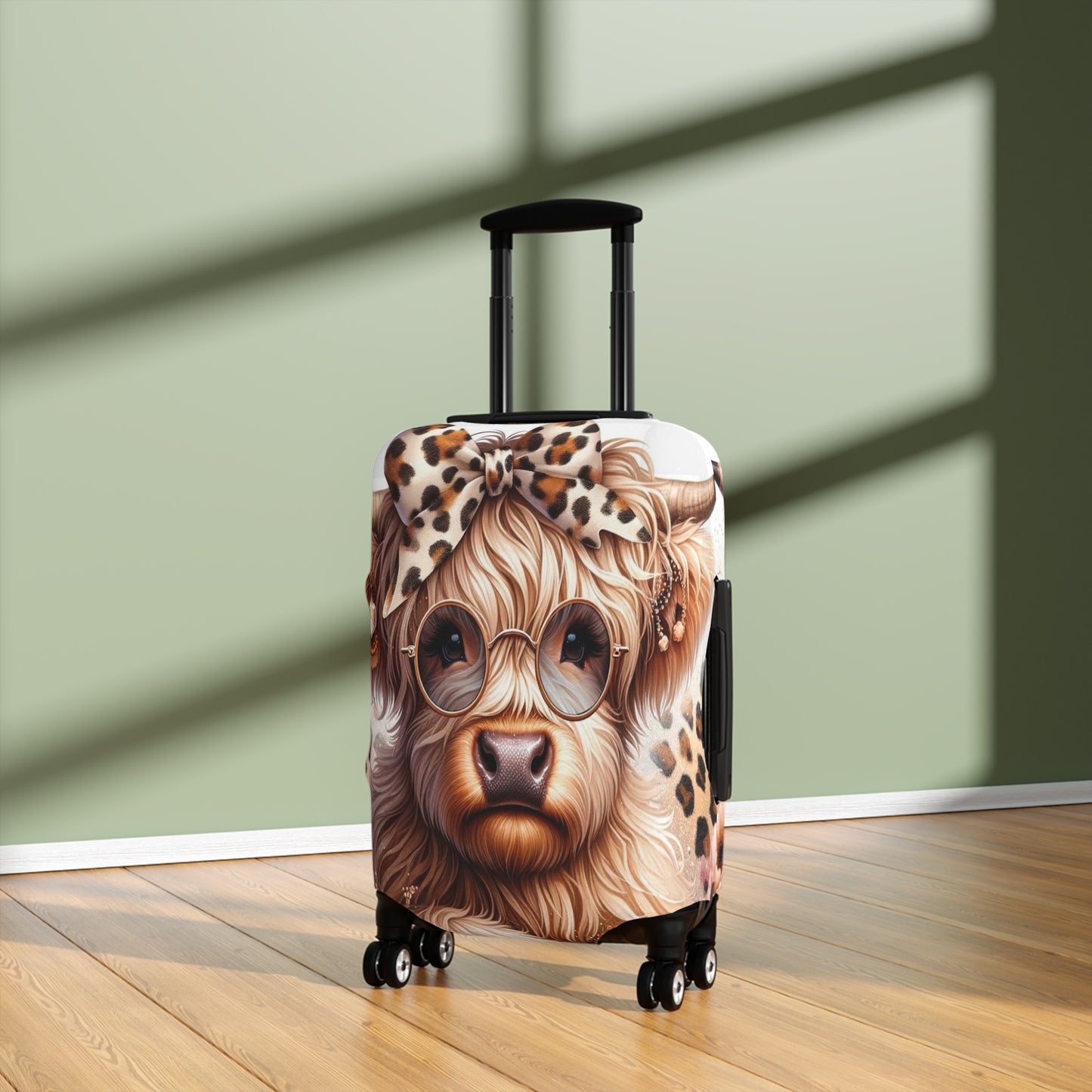 Luggage Cover, Highland Cow, awd-1410