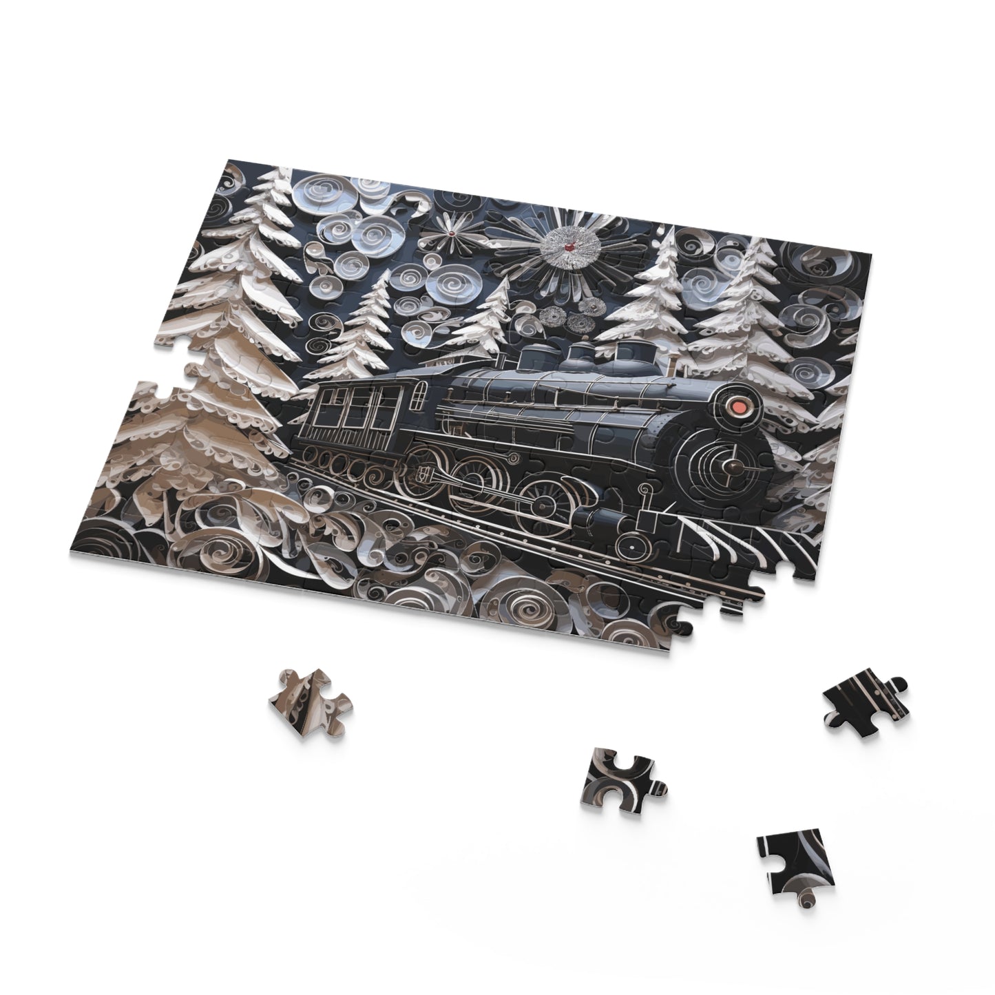 Personalised/Non-Personalised Puzzle, Train (120, 252, 500-Piece)