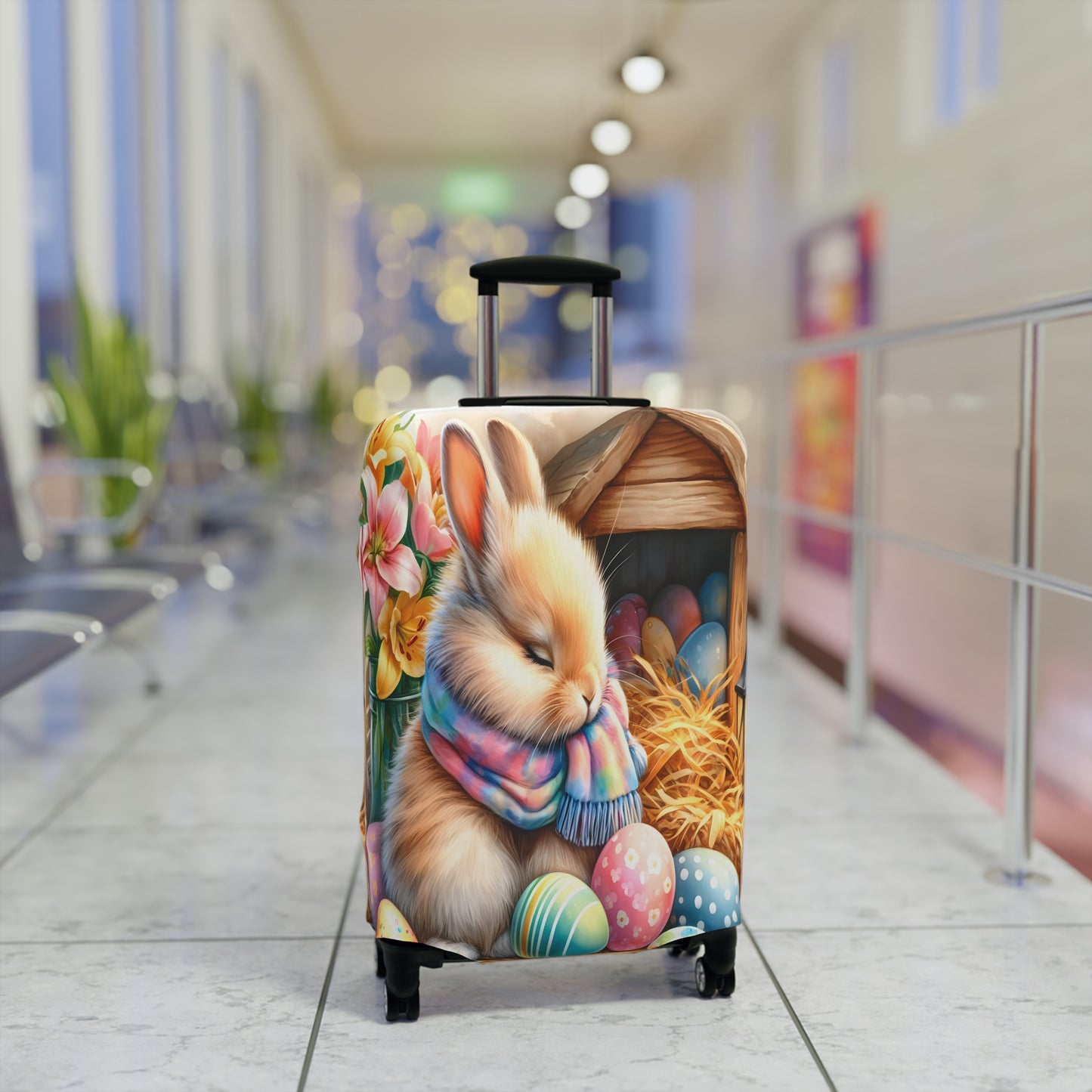 Luggage Cover, Easter, Rabbit, awd-1606