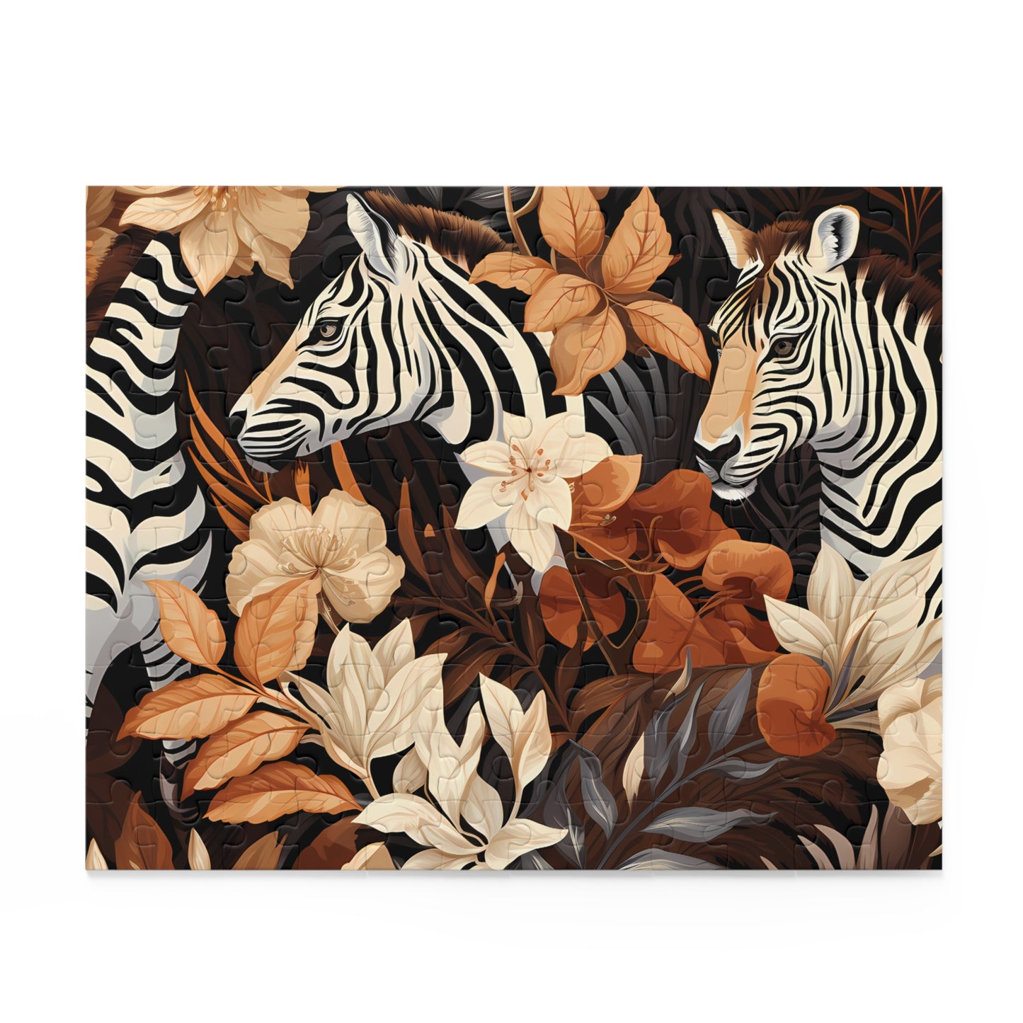 Personalised/Non-Personalised Puzzle, Zebra (120, 252, 500-Piece)