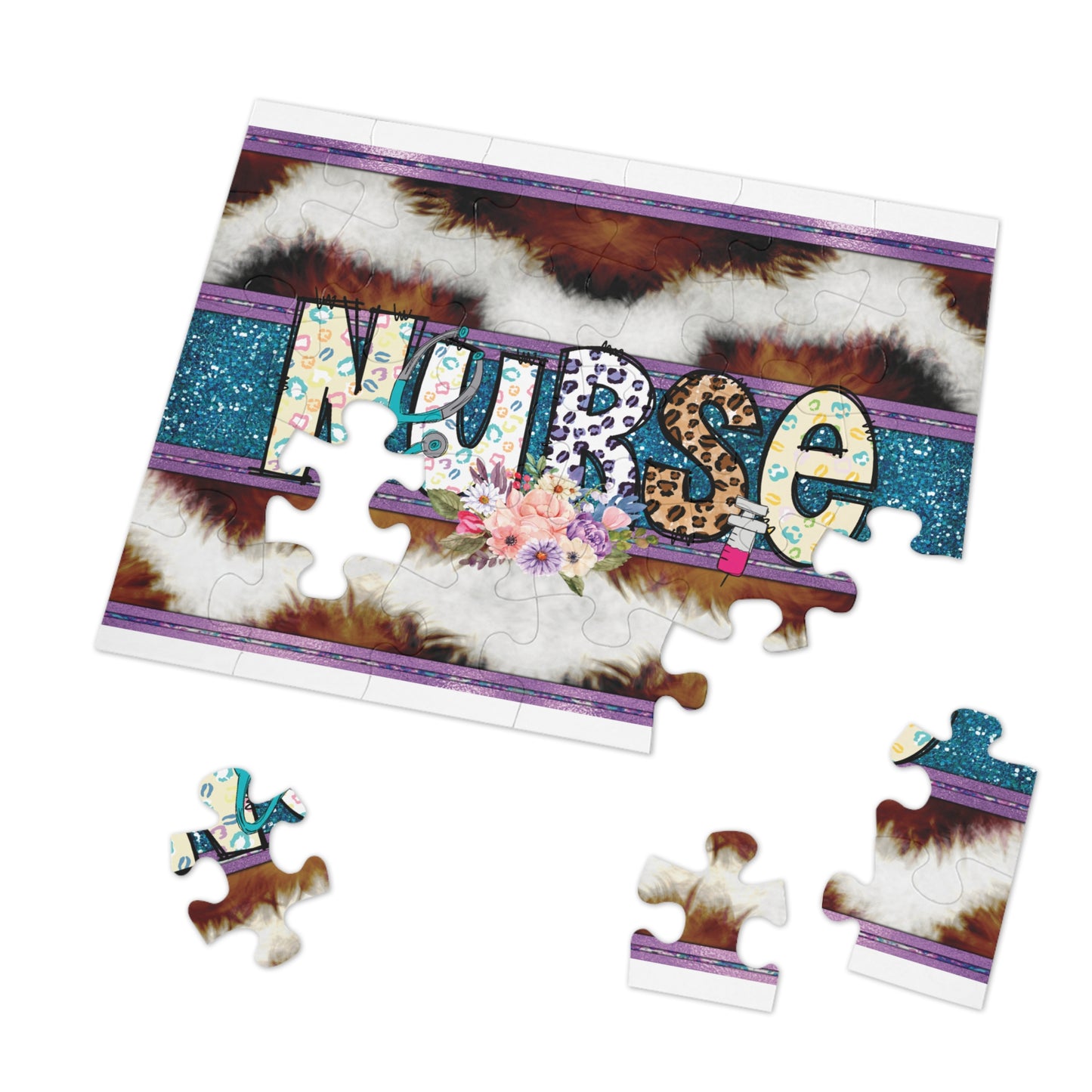 Jigsaw Puzzle, Nurse, Personalised/Non-Personalised (30, 110, 252, 500,1000-Piece)