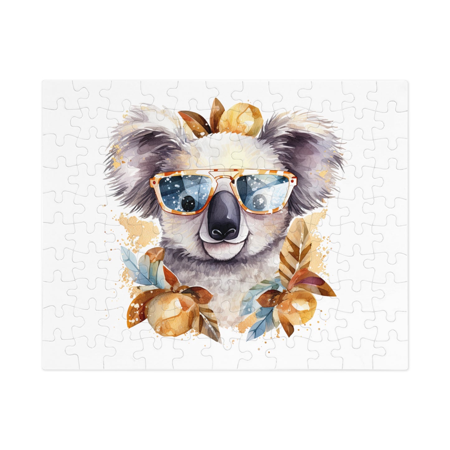 Jigsaw Puzzle in Tin, Australian Animals, Koala, Personalised/Non-Personalised, awd-509 (30, 110, 252, 500,1000-Piece)