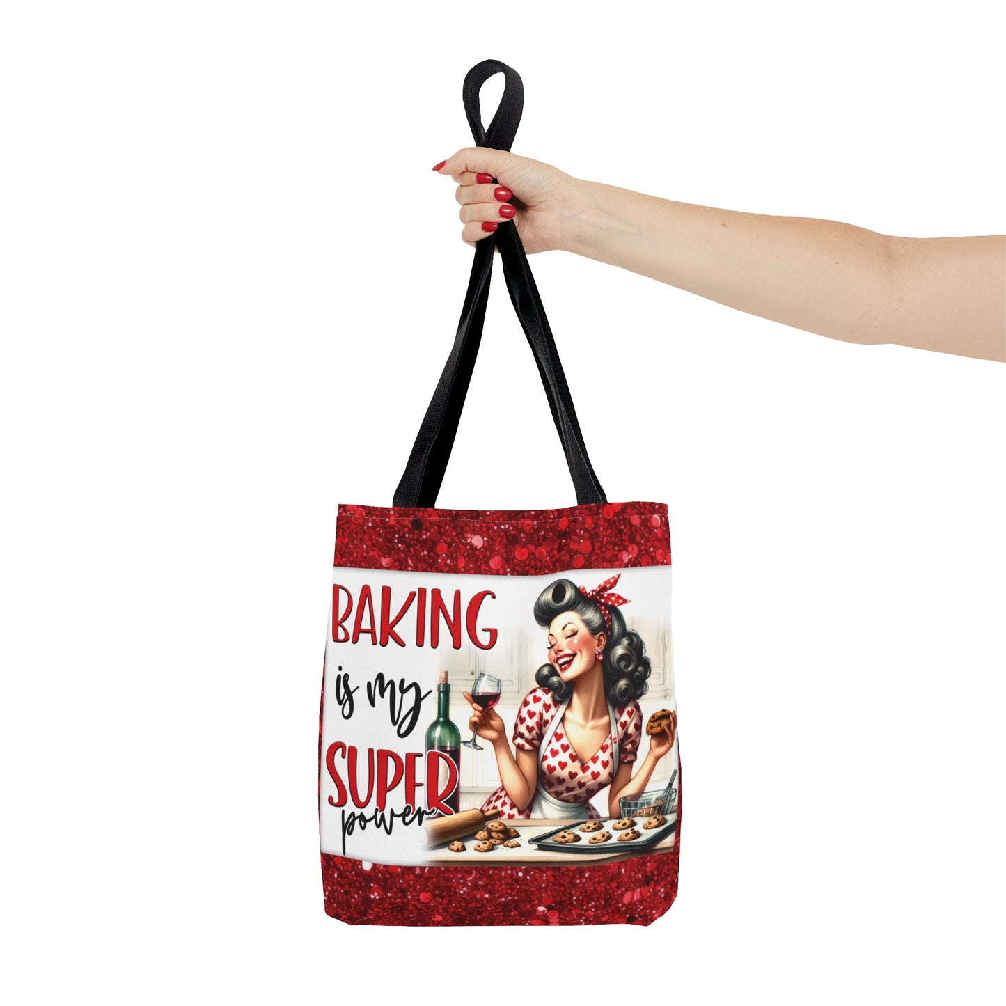 Tote Bag, Retro, Baking is my Super Power