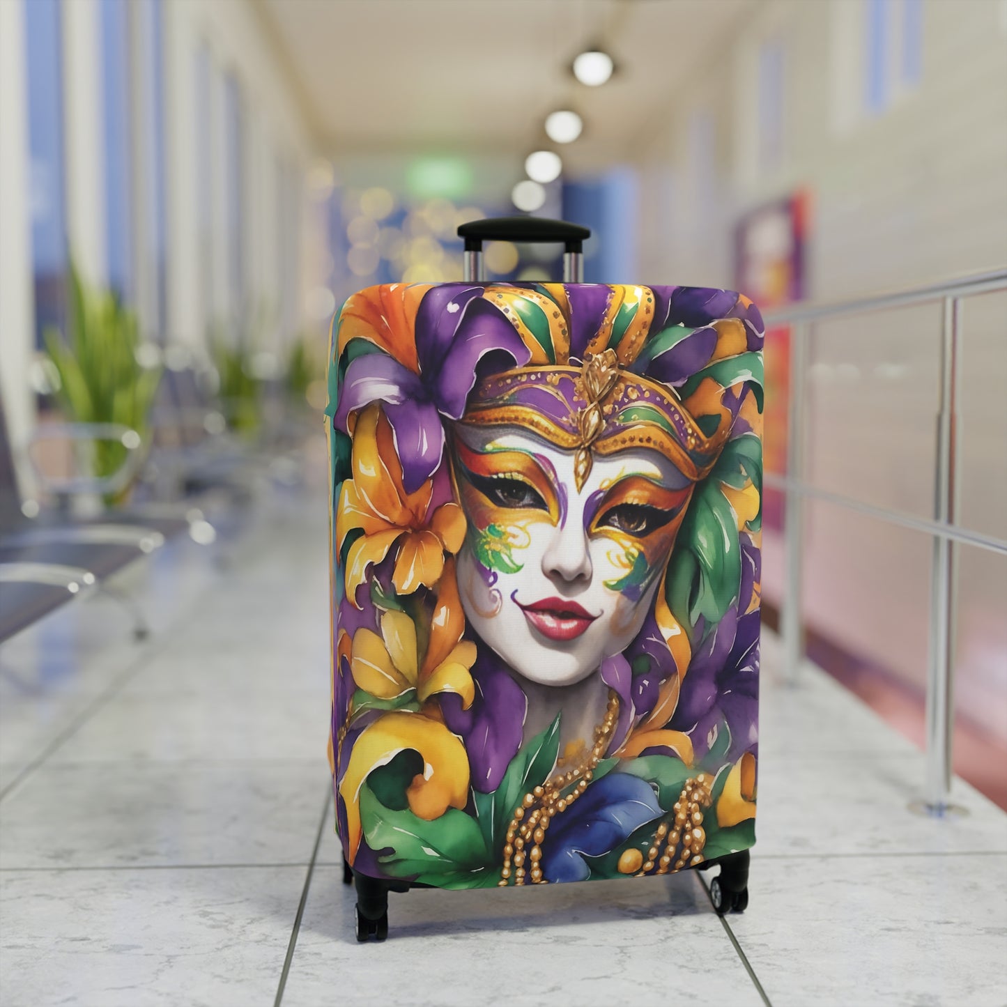 Luggage Cover, Mardi Gras, awd-442