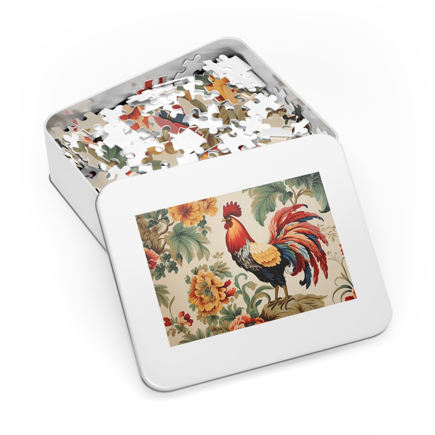 Jigsaw Puzzle, Chicken/Rooster, Personalised/Non-Personalised (30, 110, 252, 500,1000-Piece)