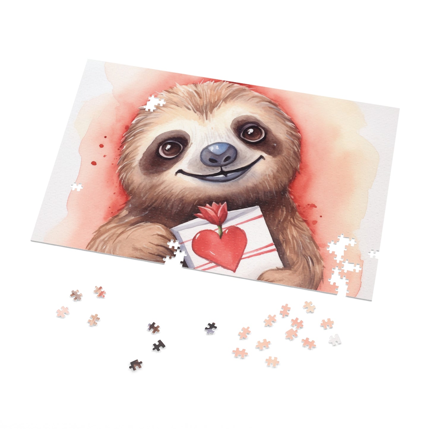 Jigsaw Puzzle, Sloth, Personalised/Non-Personalised (30, 110, 252, 500,1000-Piece)