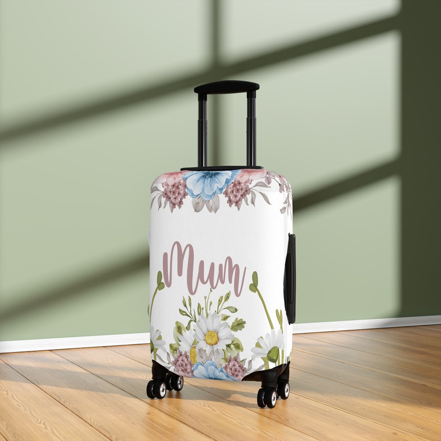 Luggage Cover, Floral, Mum, awd-1365