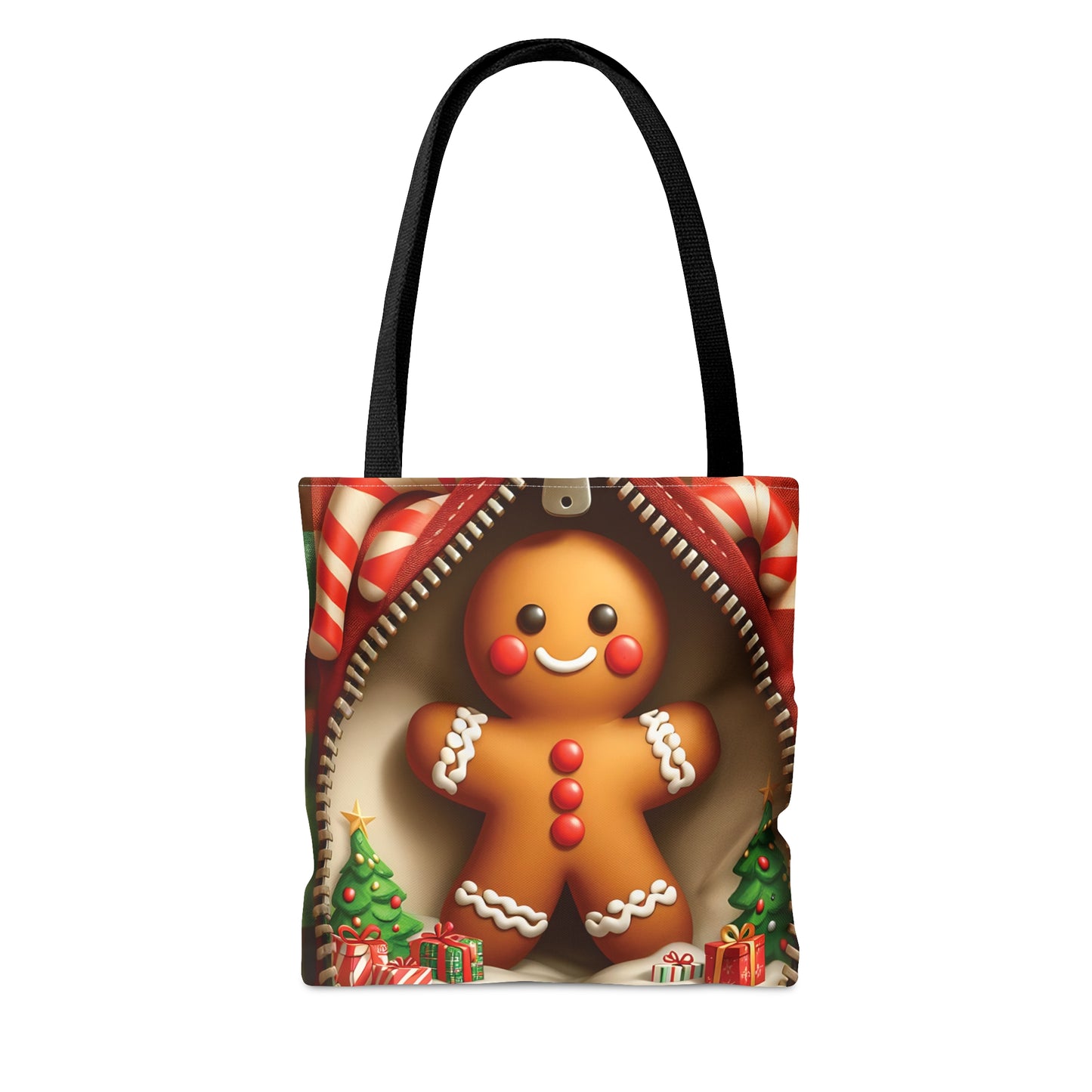 Tote Bag, Christmas, Gingerbread Man