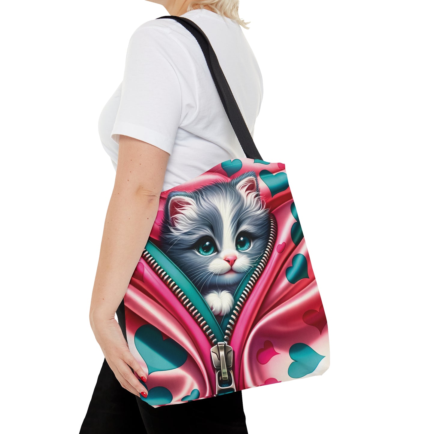 Tote Bag, Cat, Personalised/Non-Personalised Tote bag