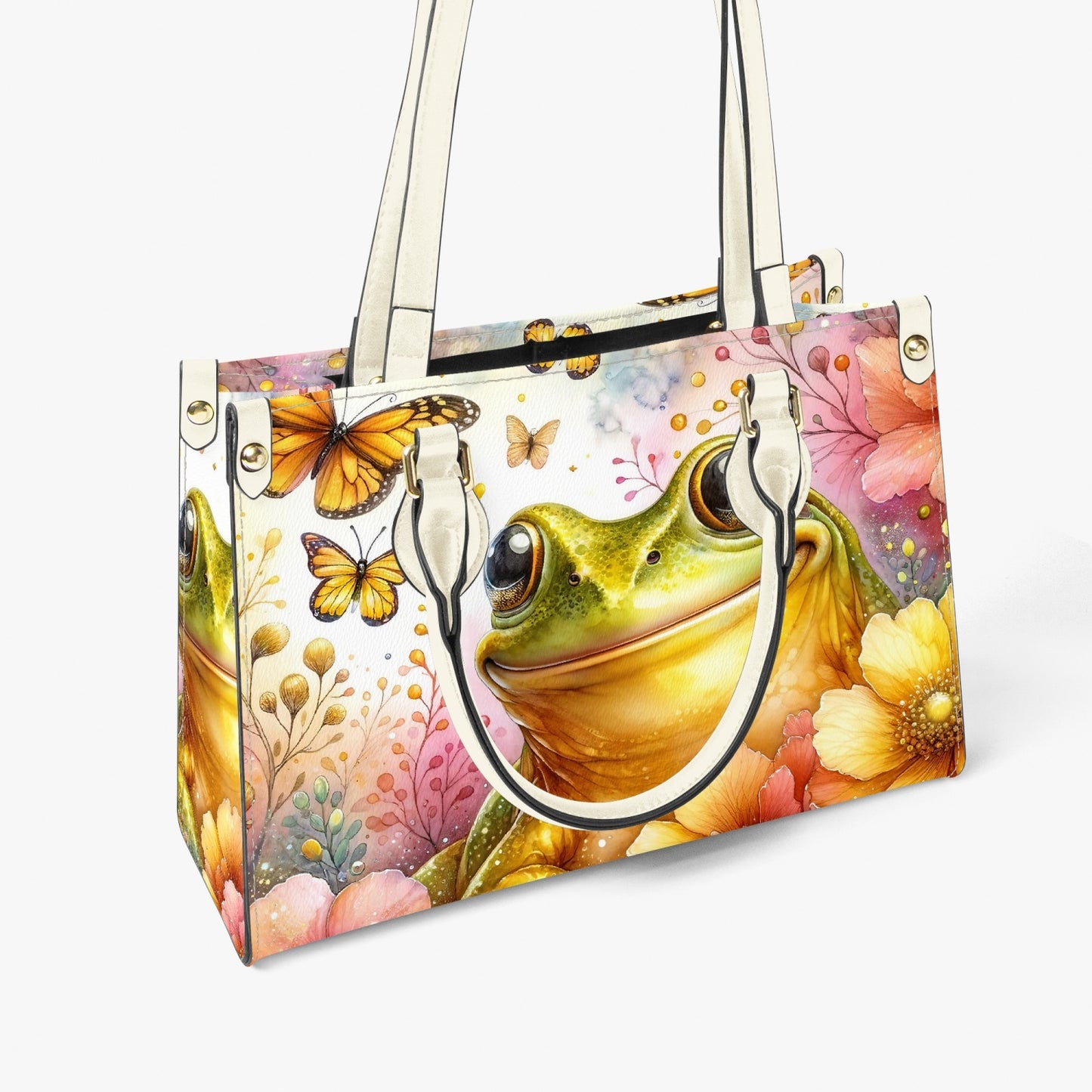 Women's Tote Bag - Long Strap - Frog