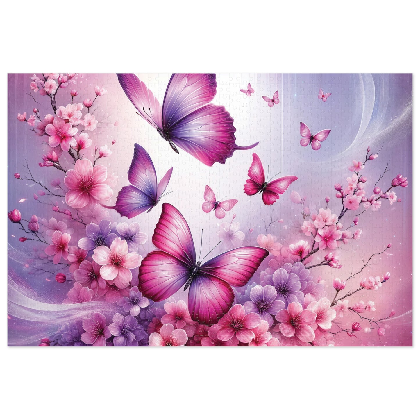 Jigsaw Puzzle, Butterfly, Personalised/Non-Personalised (30, 110, 252, 500,1000-Piece)