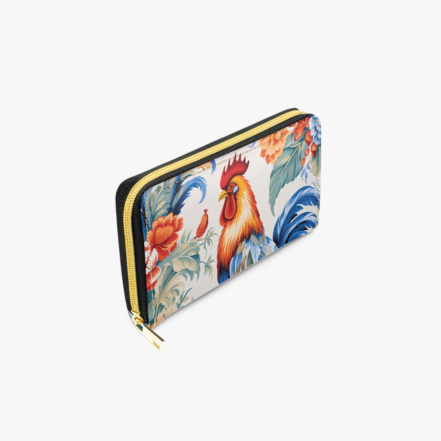 Long Type Zipper Purse - Chicken/Rooster