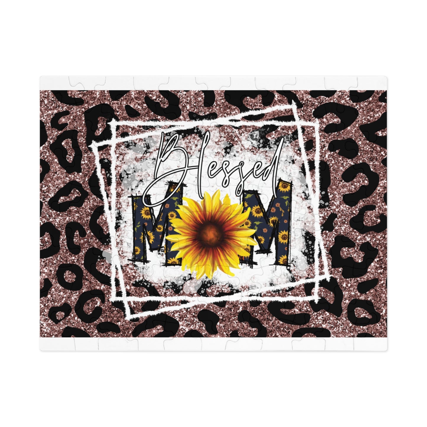 Jigsaw Puzzle, Sunflower, Mom, Personalised/Non-Personalised (30, 110, 252, 500,1000-Piece)