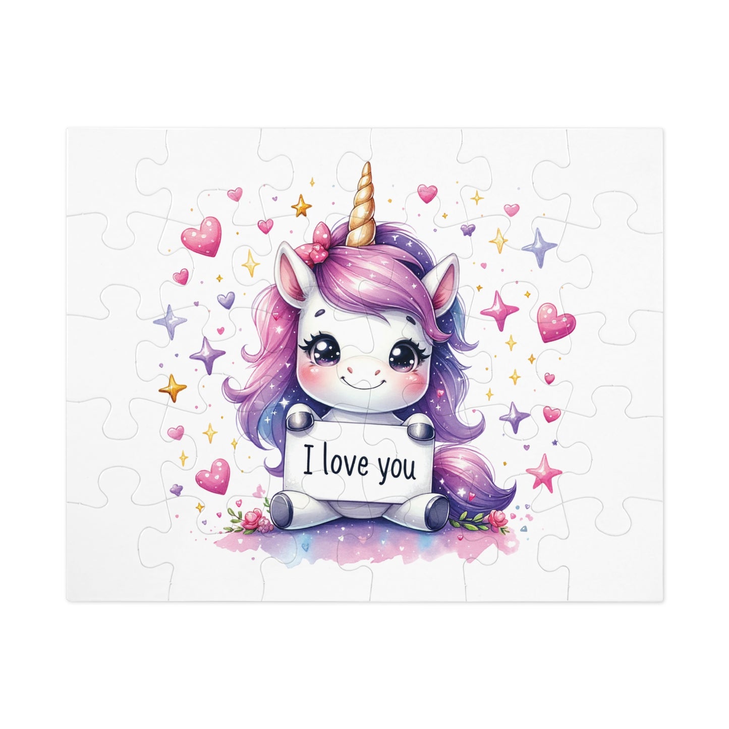 Jigsaw Puzzle, Unicorn, Personalised/Non-Personalised (30, 110, 252, 500,1000-Piece)