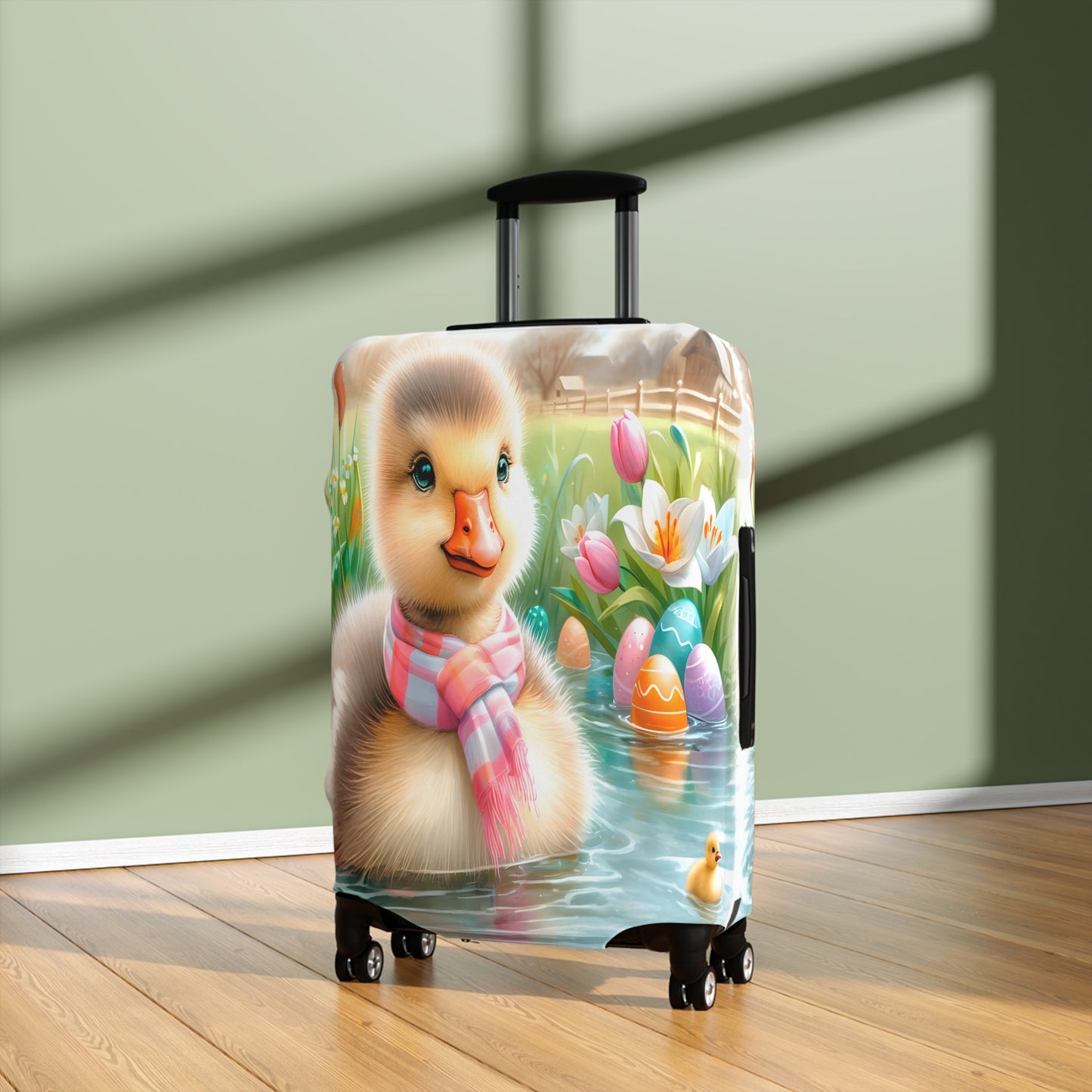 Luggage Cover, Easter, Duck, awd-1636