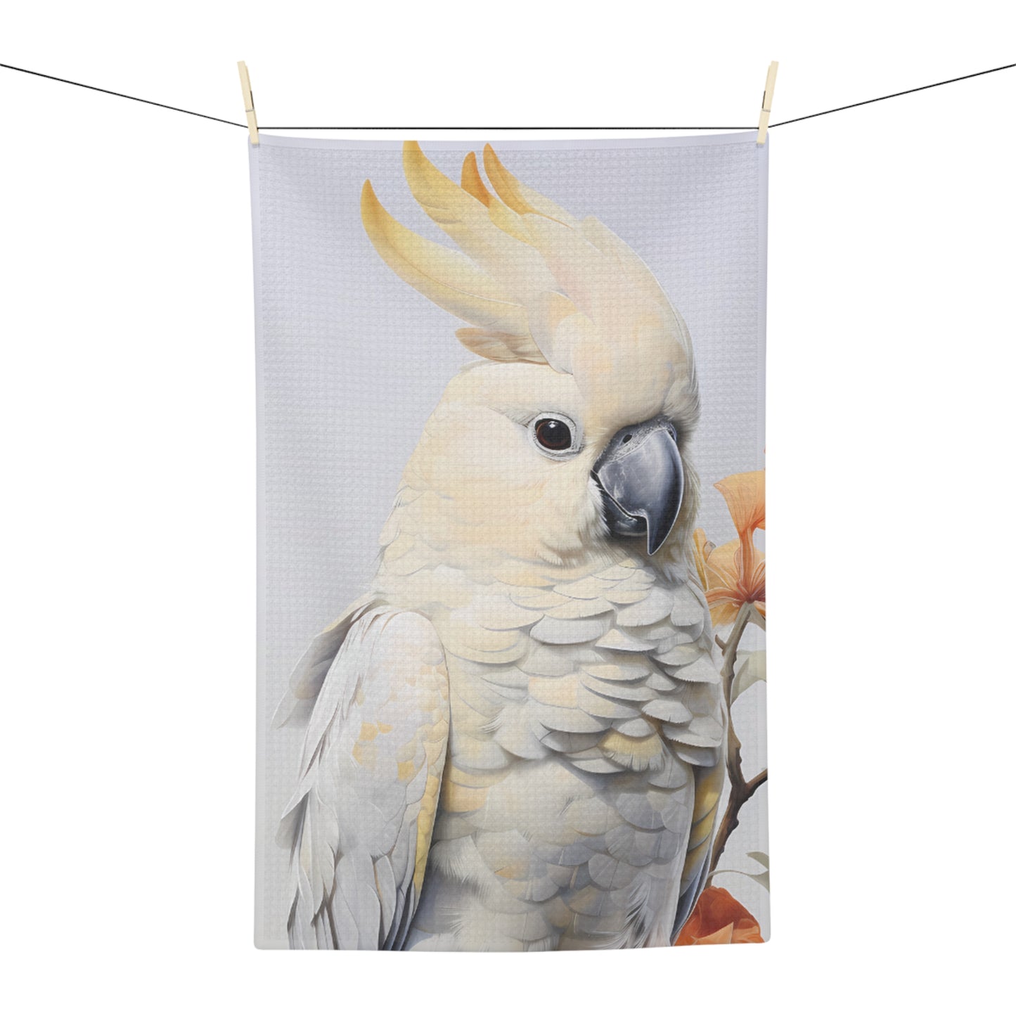 Microfiber Tea Towel, Australian Animals, Cockatoo