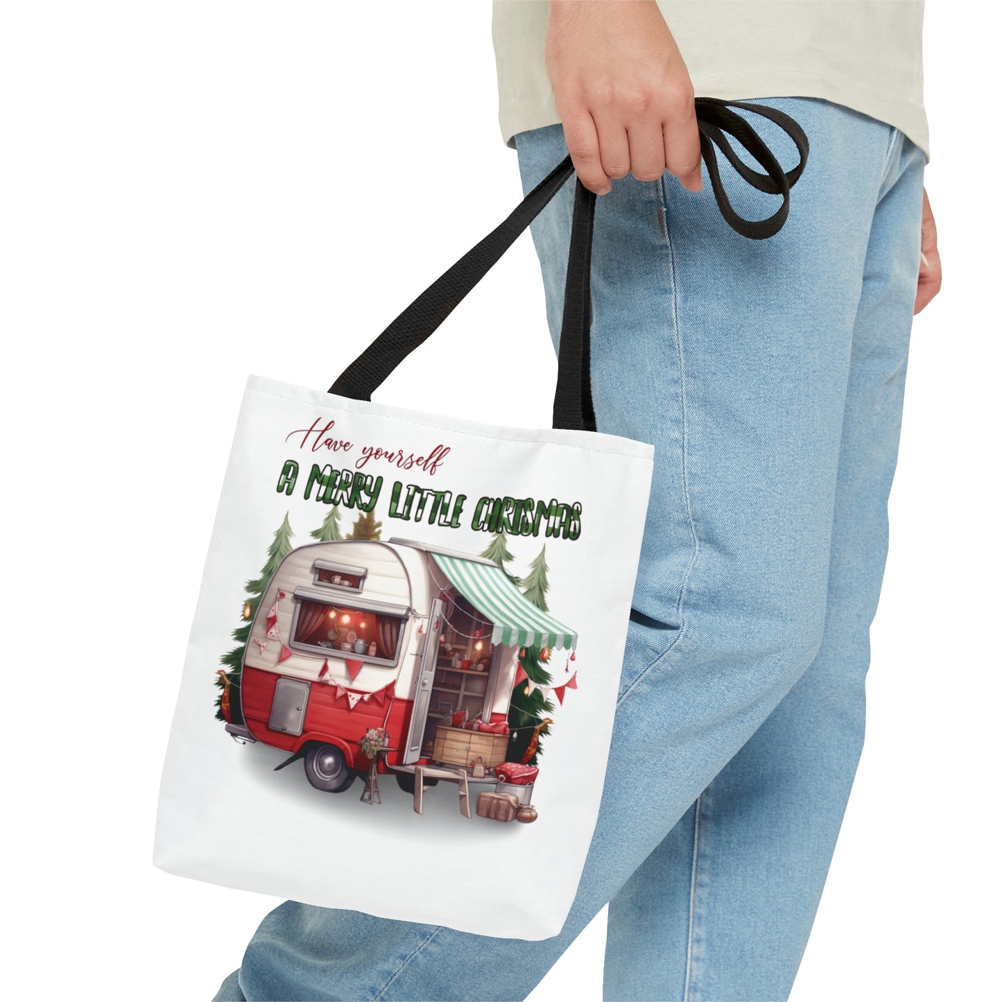 Tote Bag, Christmas, Camper