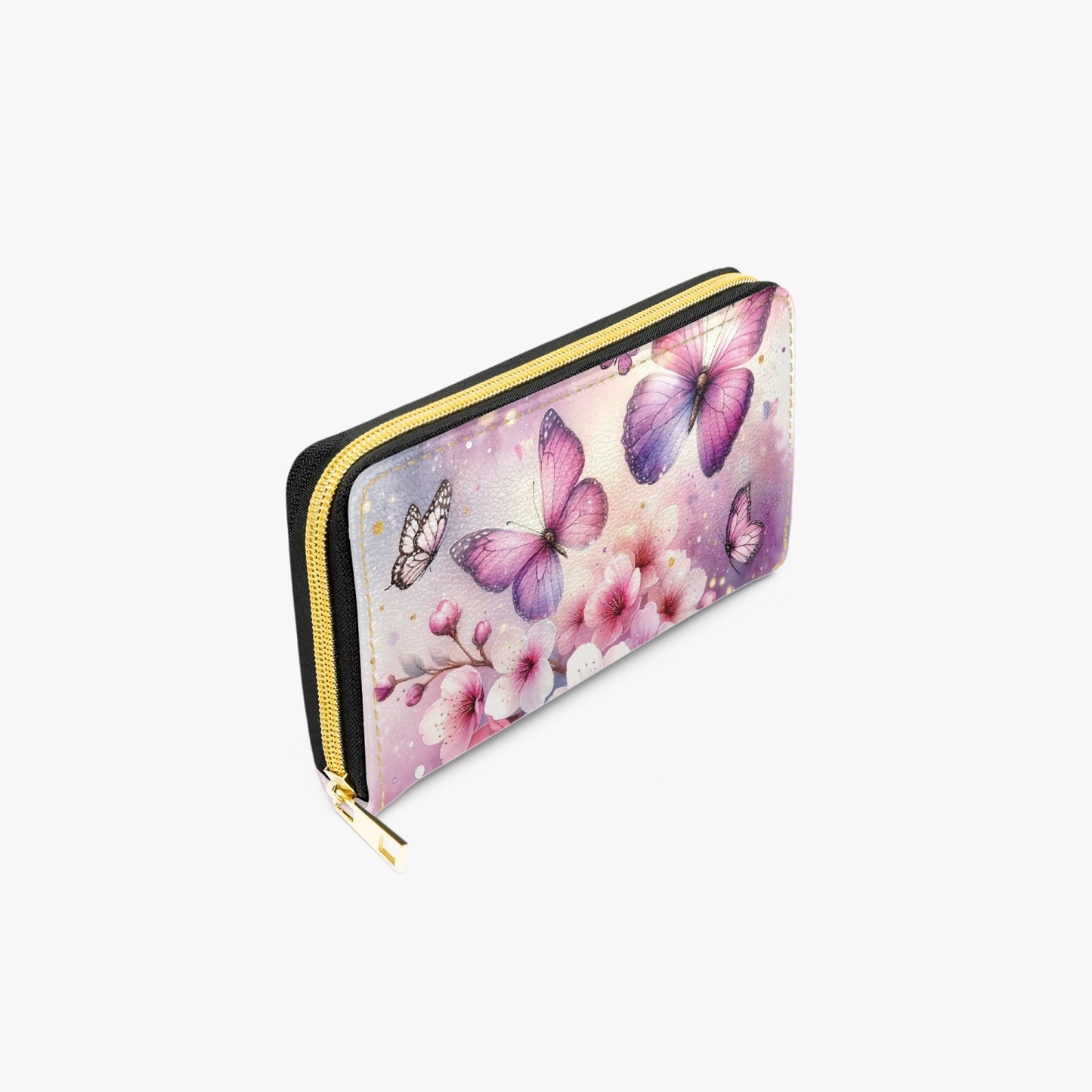 Long Type Zipper Purse - Butterfly Dreams