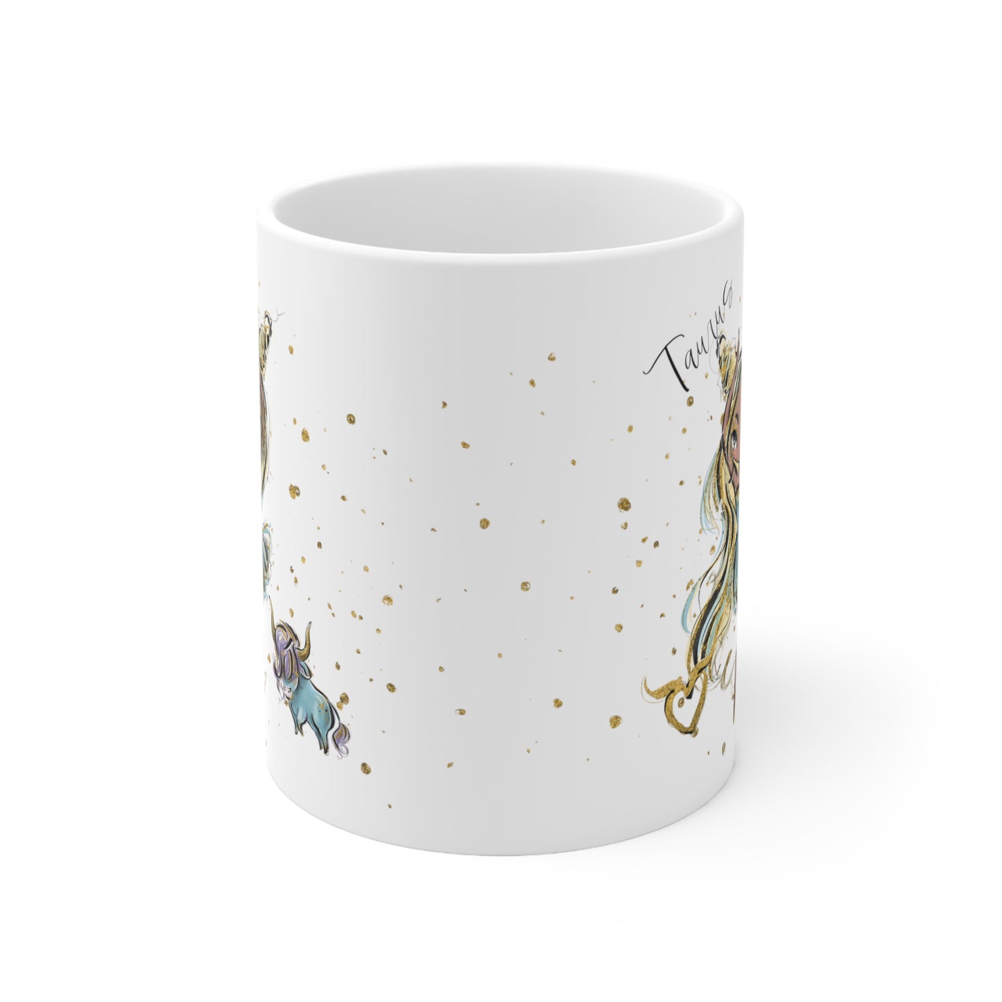 Zodiac Sign, Taurus, Ceramic Mug 11oz