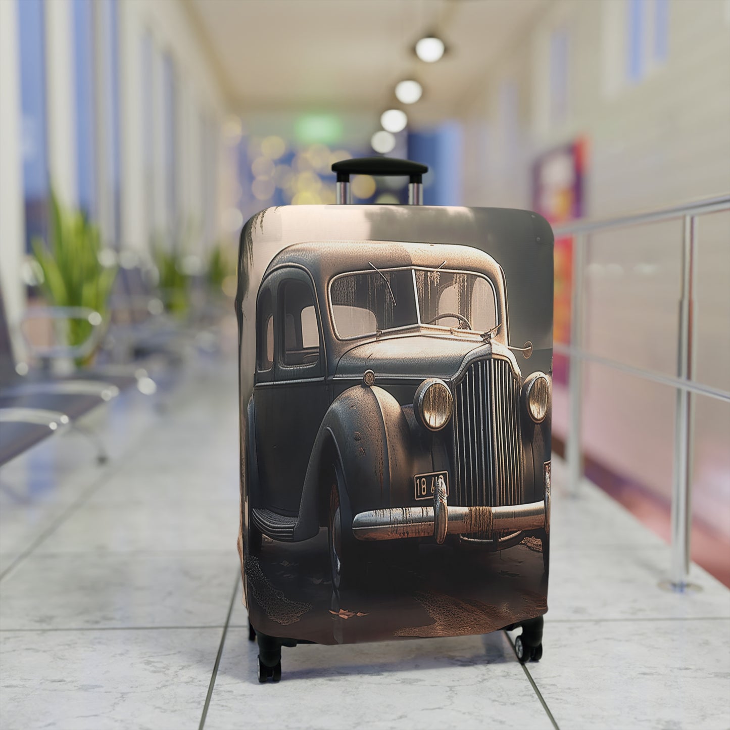 Luggage Cover, Vintage Car, awd-330