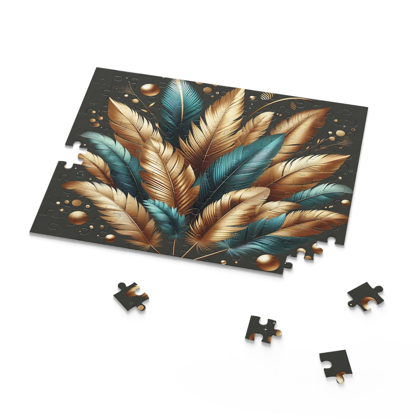 Personalised/Non-Personalised Puzzle, Leaves (120, 252, 500-Piece)