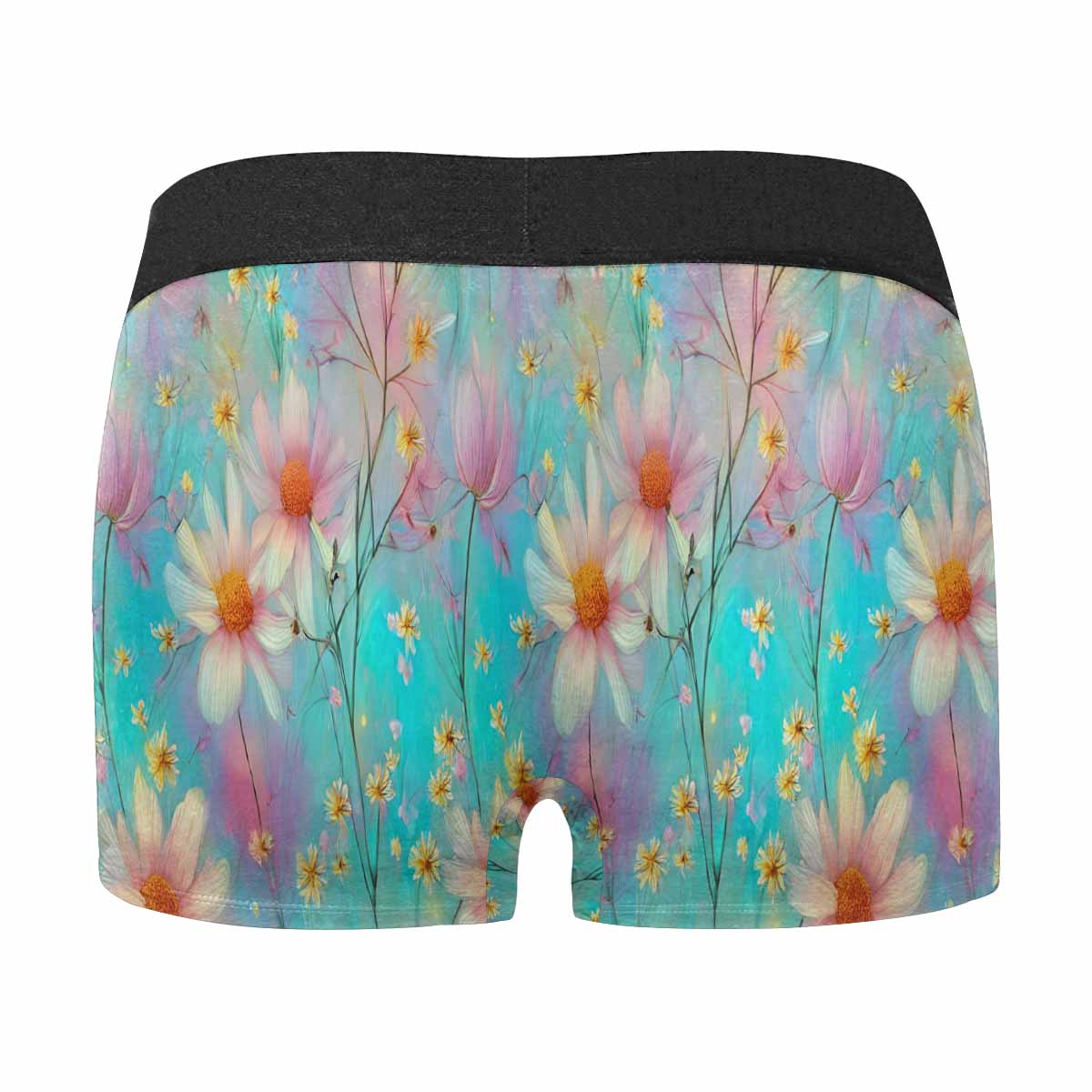 Green Floral AUS Men's Boxer Briefs (Made In AUS)