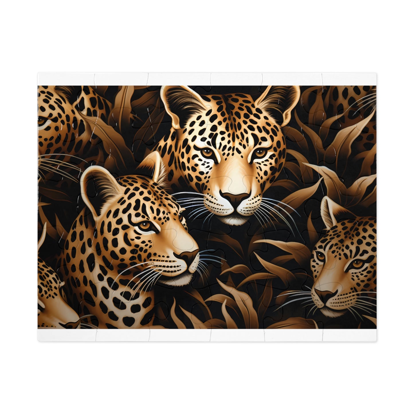 Jigsaw Puzzle, Leopard, Personalised/Non-Personalised (30, 110, 252, 500,1000-Piece)