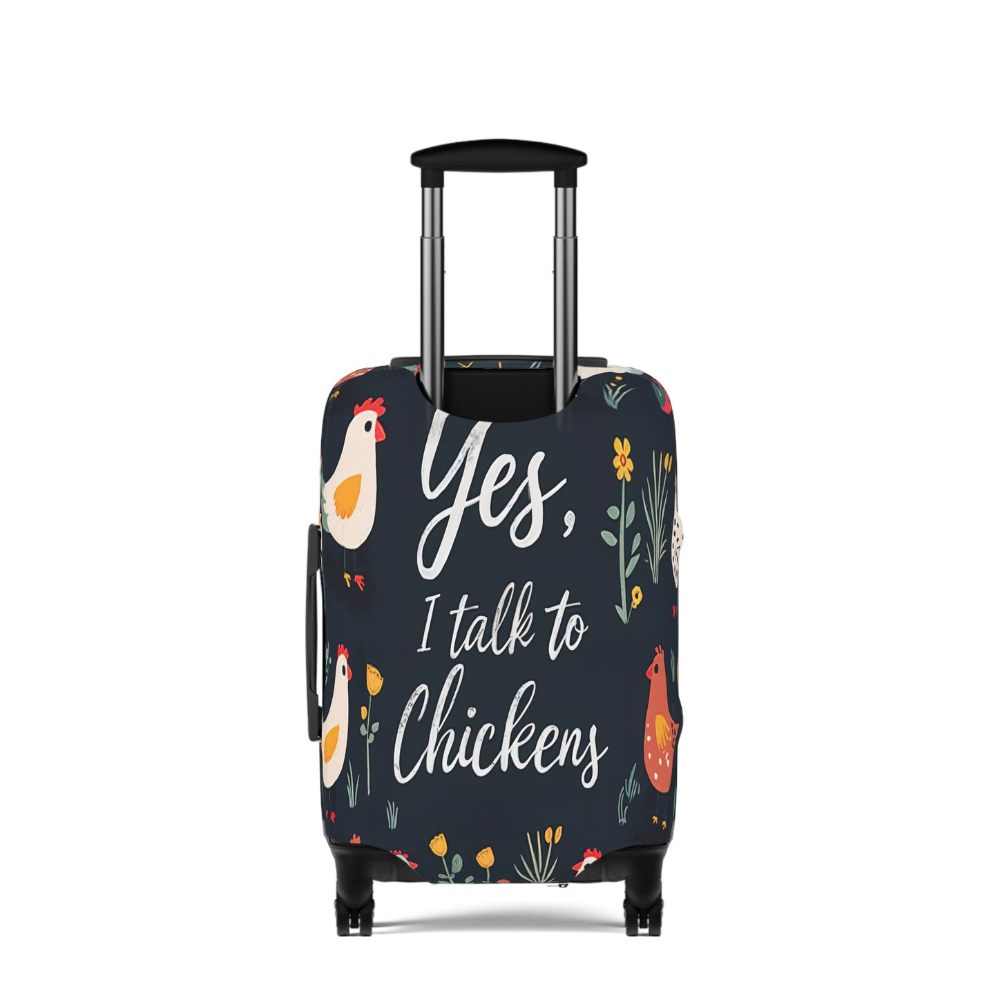 Luggage Cover, Yes I talk to Chickens, awd-1678