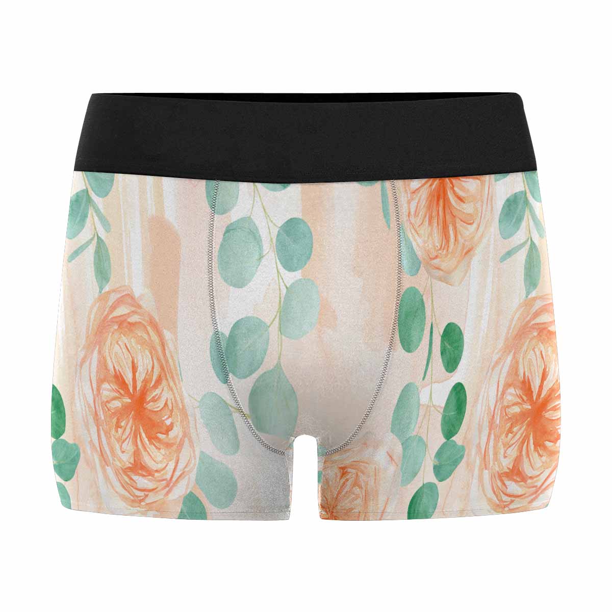 Roses and Eucalyptus AUS Men's All Over Print Boxer Briefs (Made In AUS)