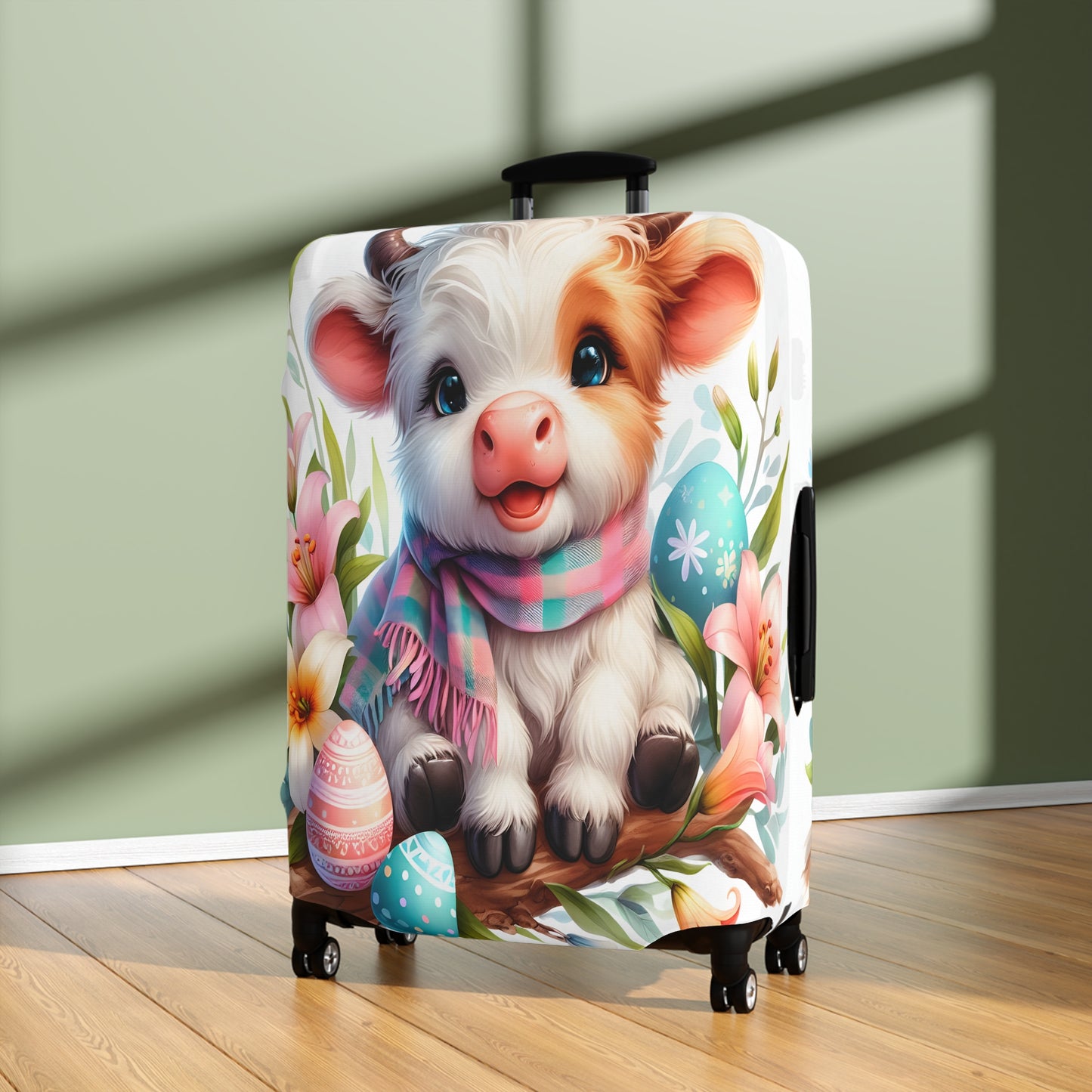 Luggage Cover, Cow, awd-1629