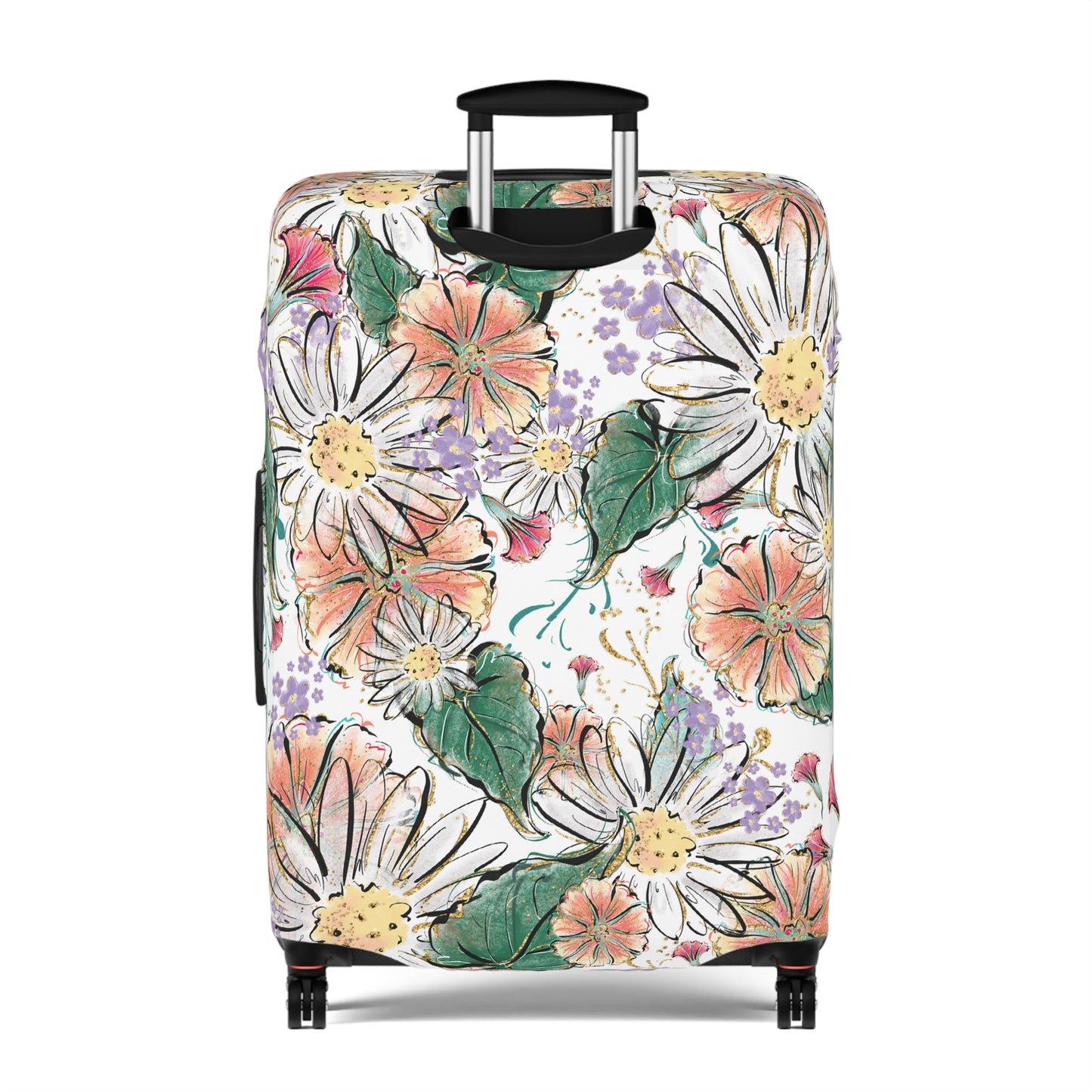 Luggage Cover, Whimsical Floral