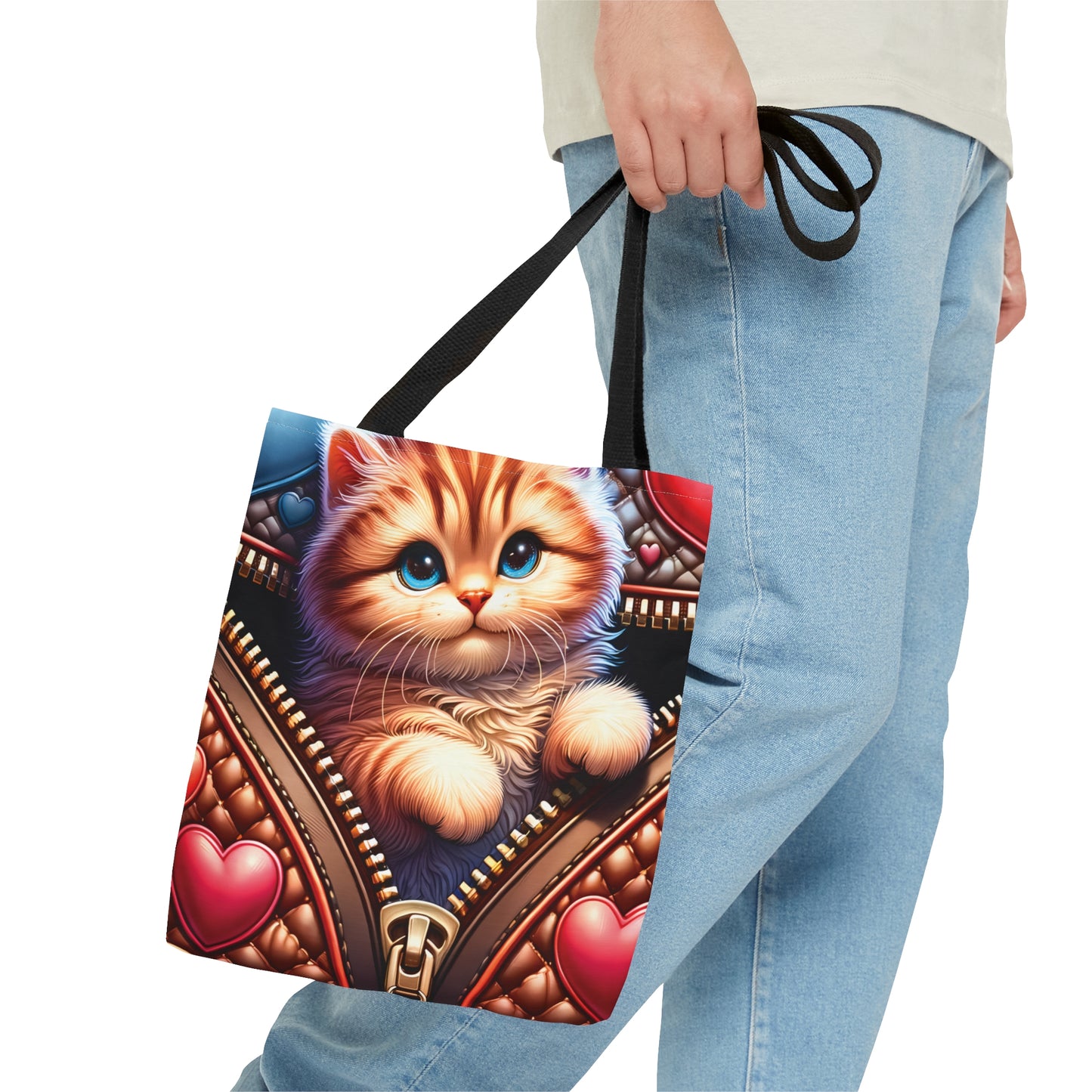 Tote Bag, Cat, Personalised/Non-Personalised Tote bag