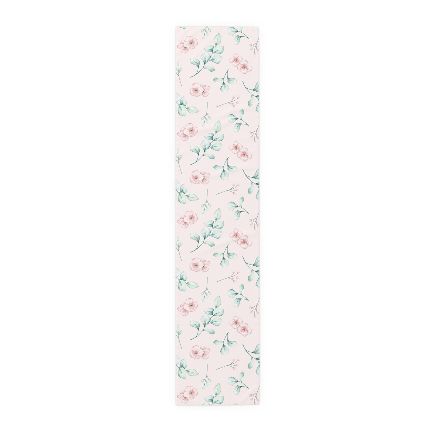 Floral Table Runner, Cotton Twill and Poly Available