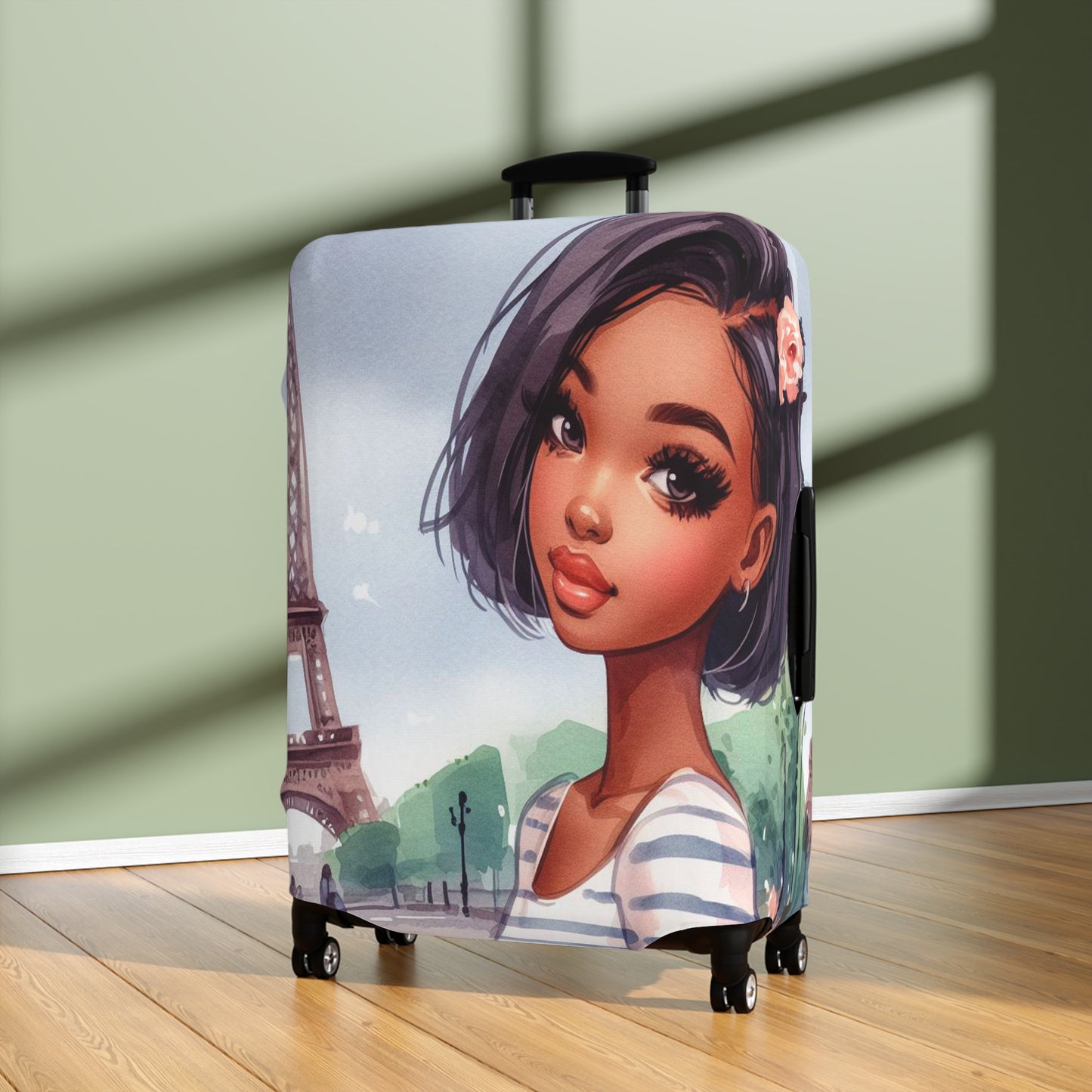 Luggage Cover, Just a Girl Who loves Travelling, awd-2102