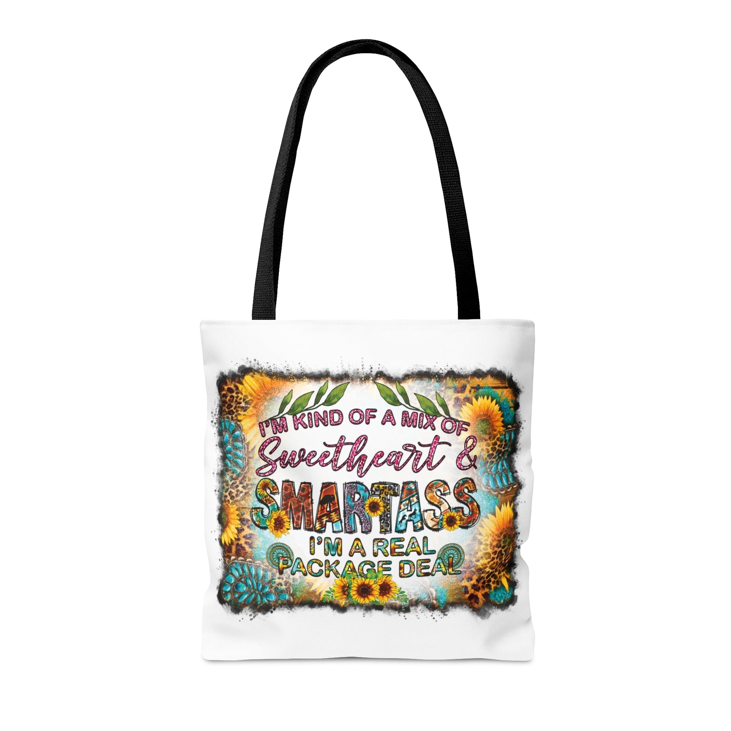 Tote Bag, Western, I'm kind of a mix of sweetheart