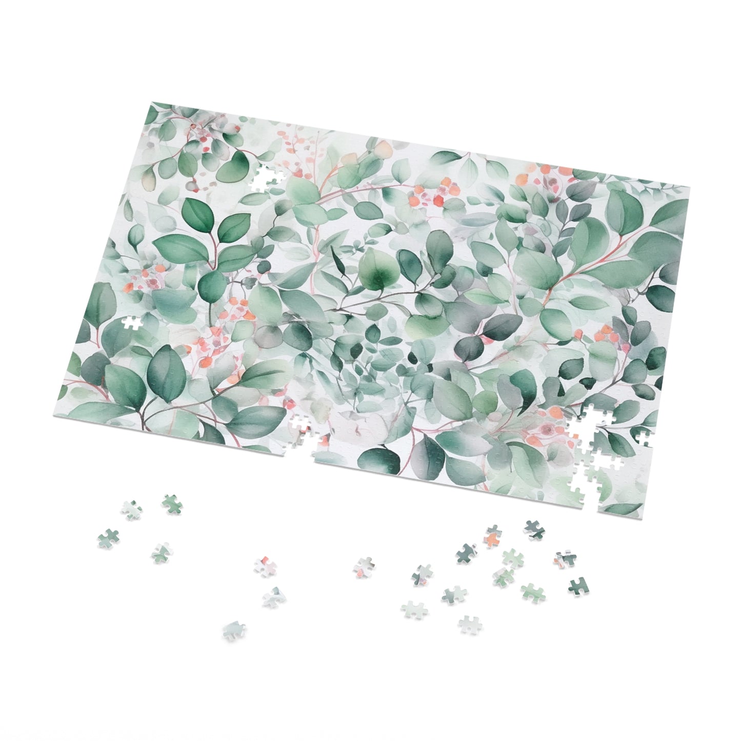 Jigsaw Puzzle, Eucalyptus Leaves, Personalised/Non-Personalised (30, 110, 252, 500,1000-Piece)