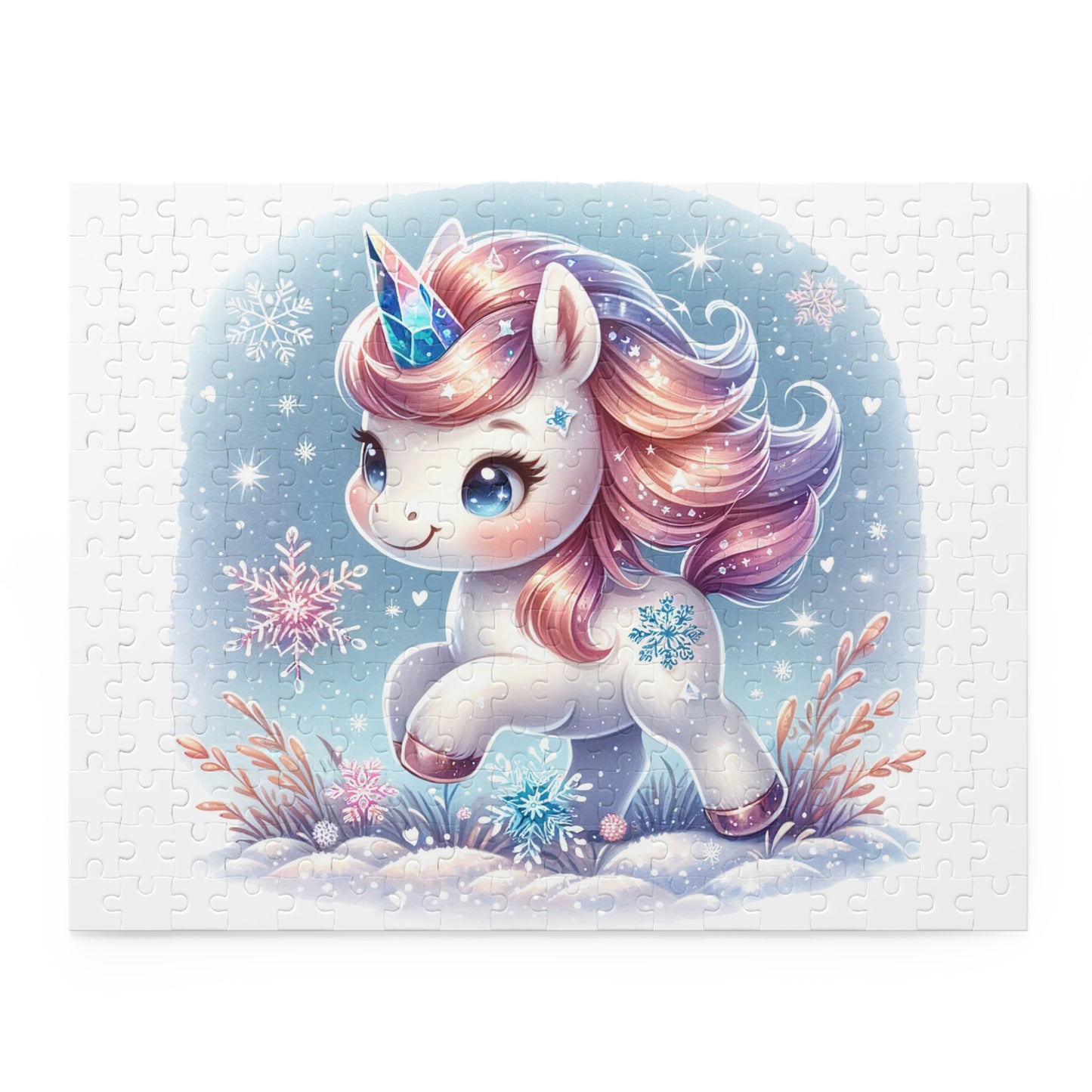 Personalised/Non-Personalised Puzzle, Unicorn (120, 252, 500-Piece)