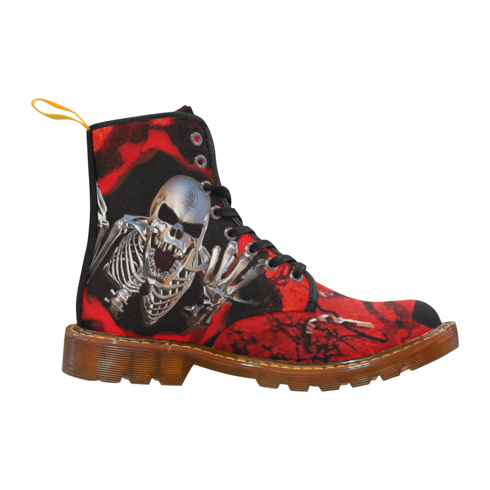 Martin Boots For Women Awful Skull