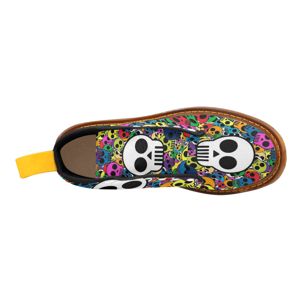 little color skull Martin Boots For Men Model 1203H