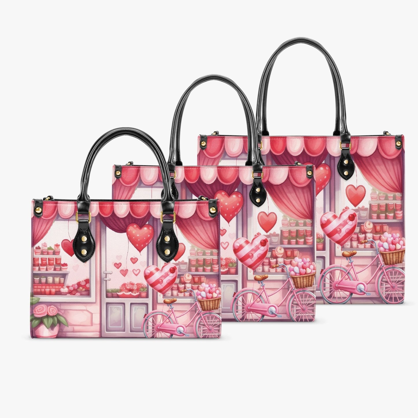 Women's Tote Bag - Candy Floss - Sugar Rush Heart Balloon