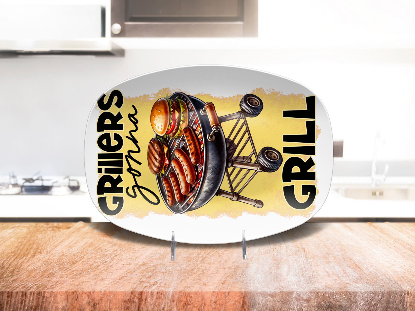 Grillers Gonna Grill 10"x14" Platter