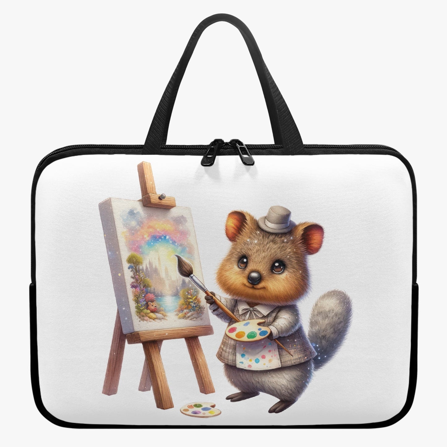 Laptop Sleeve with Handles - Australian Animals - Quokka