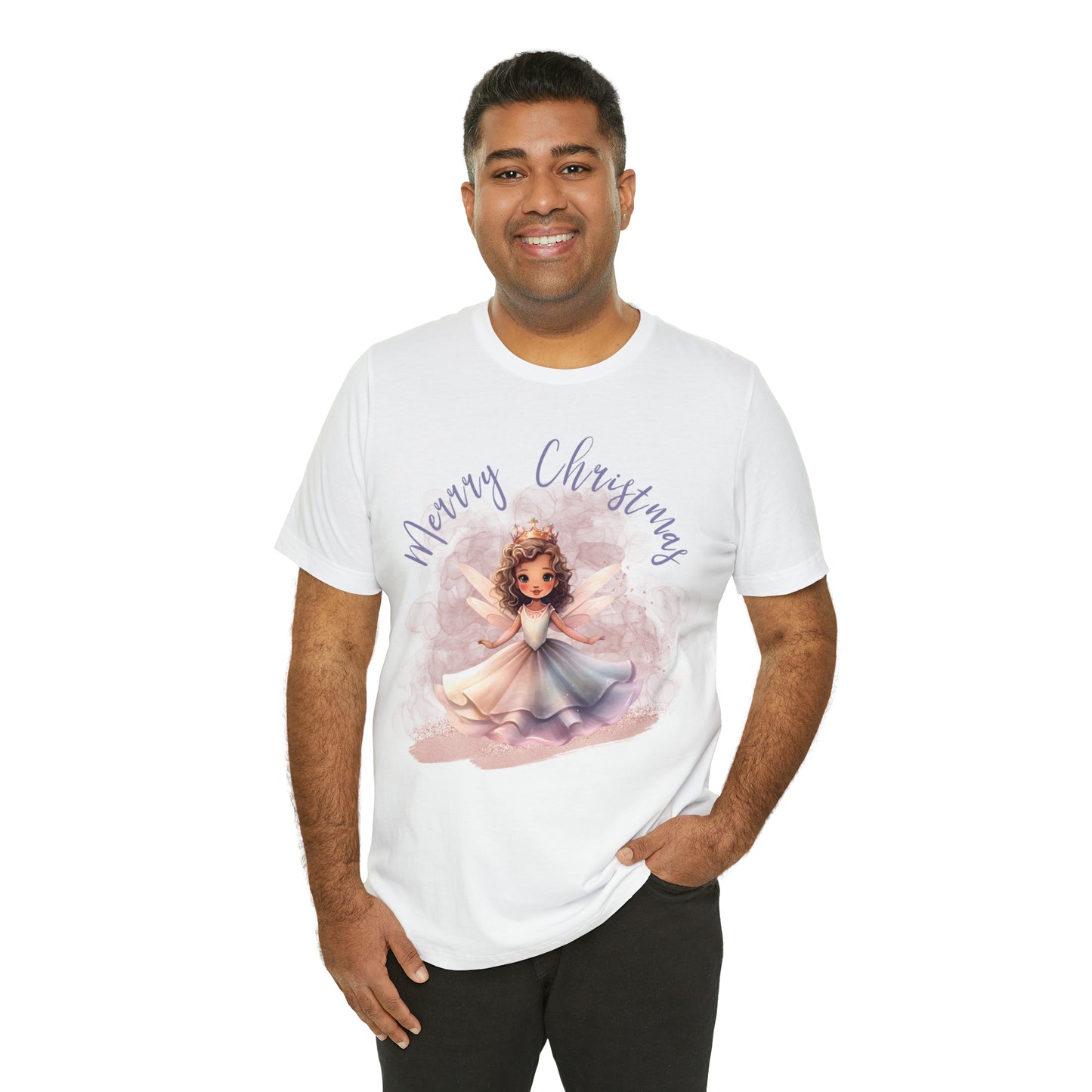 Unisex Jersey Short Sleeve Tee Christmas, Women's Fairy T-shirt - A0010