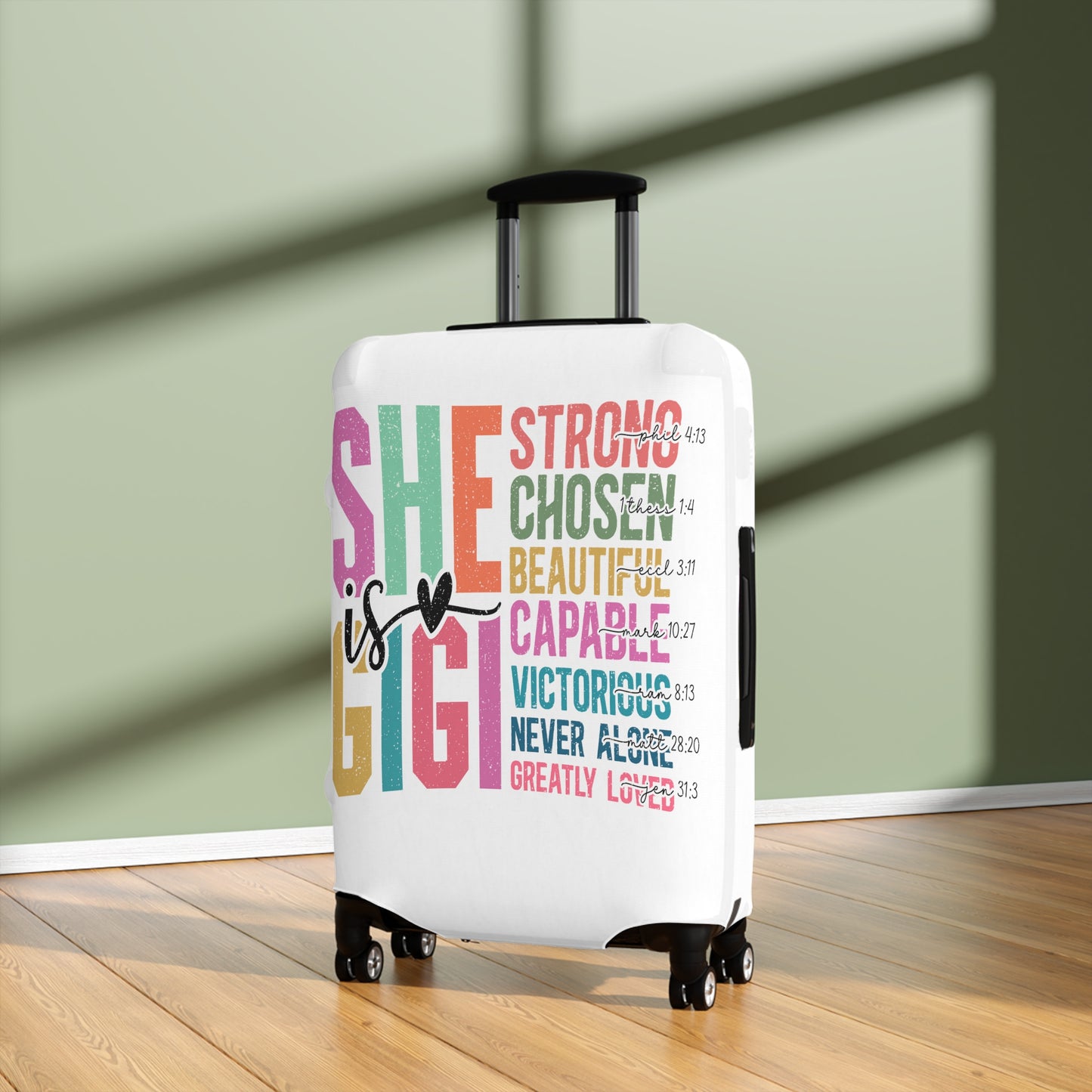 Luggage Cover, She is GiGi, awd-5019