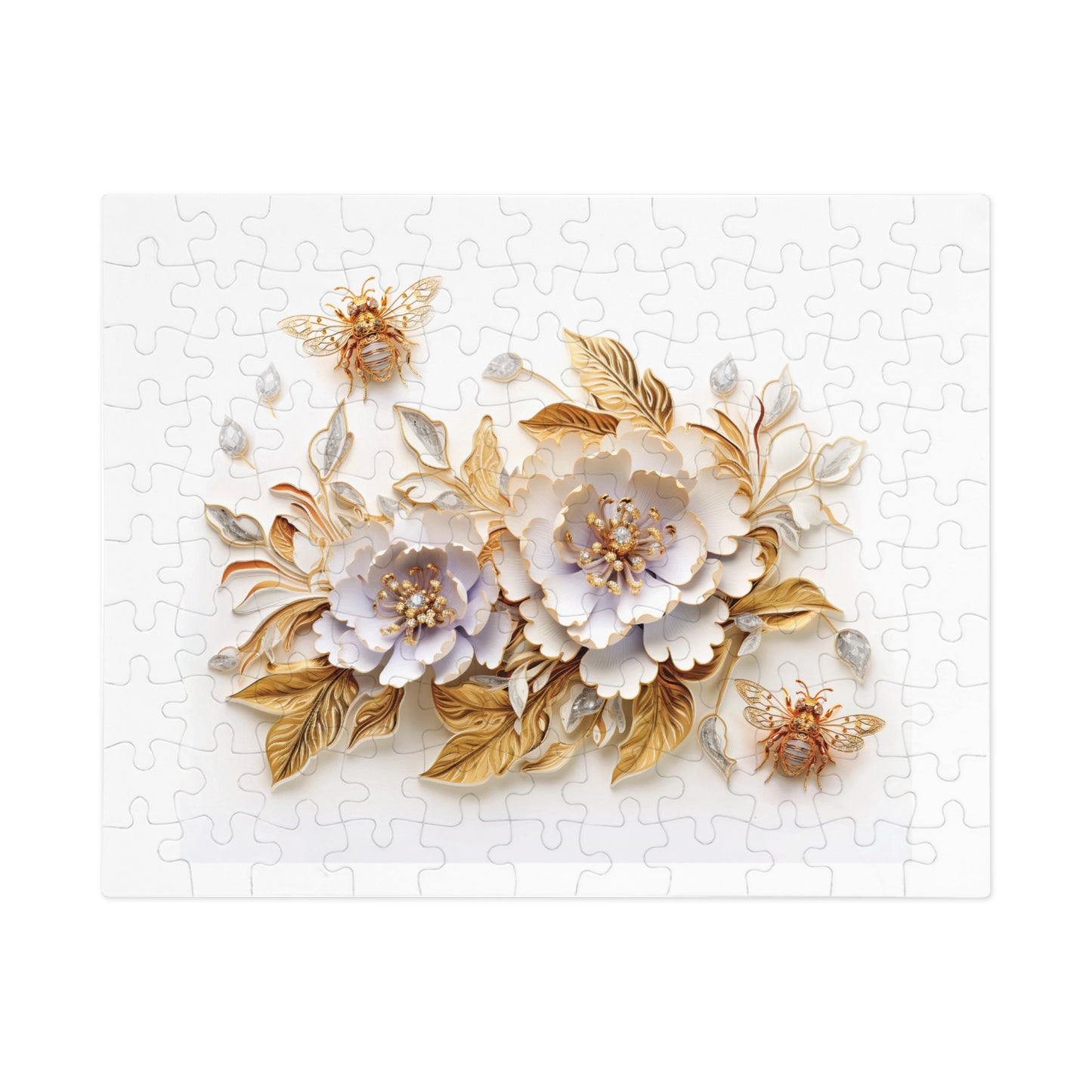 Jigsaw Puzzle, Floral, Personalised/Non-Personalised (30, 110, 252, 500,1000-Piece)